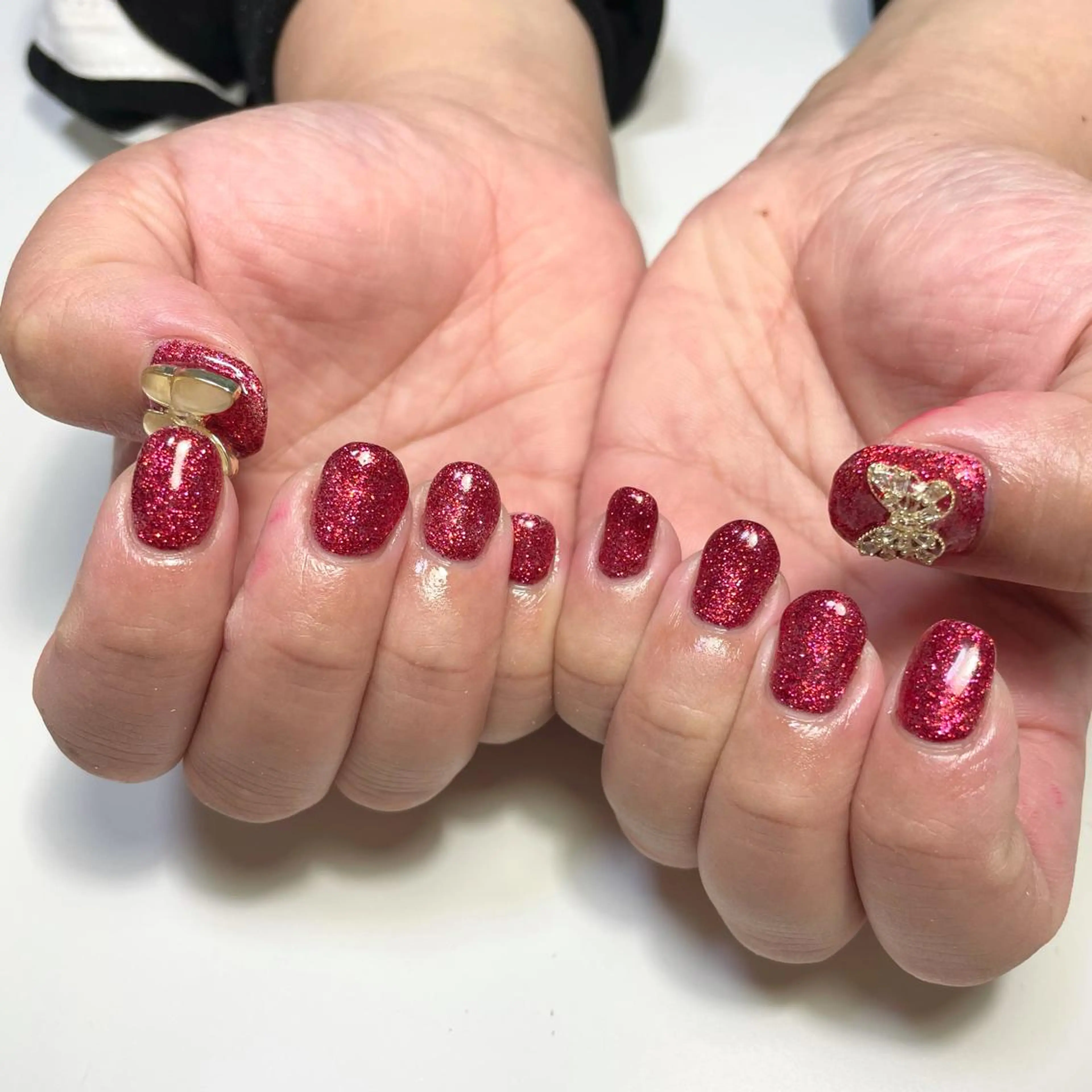 ネイル ラメ(グリッター) ワンカラーネイル 北名古屋♡ ayanaのネイルデザイン