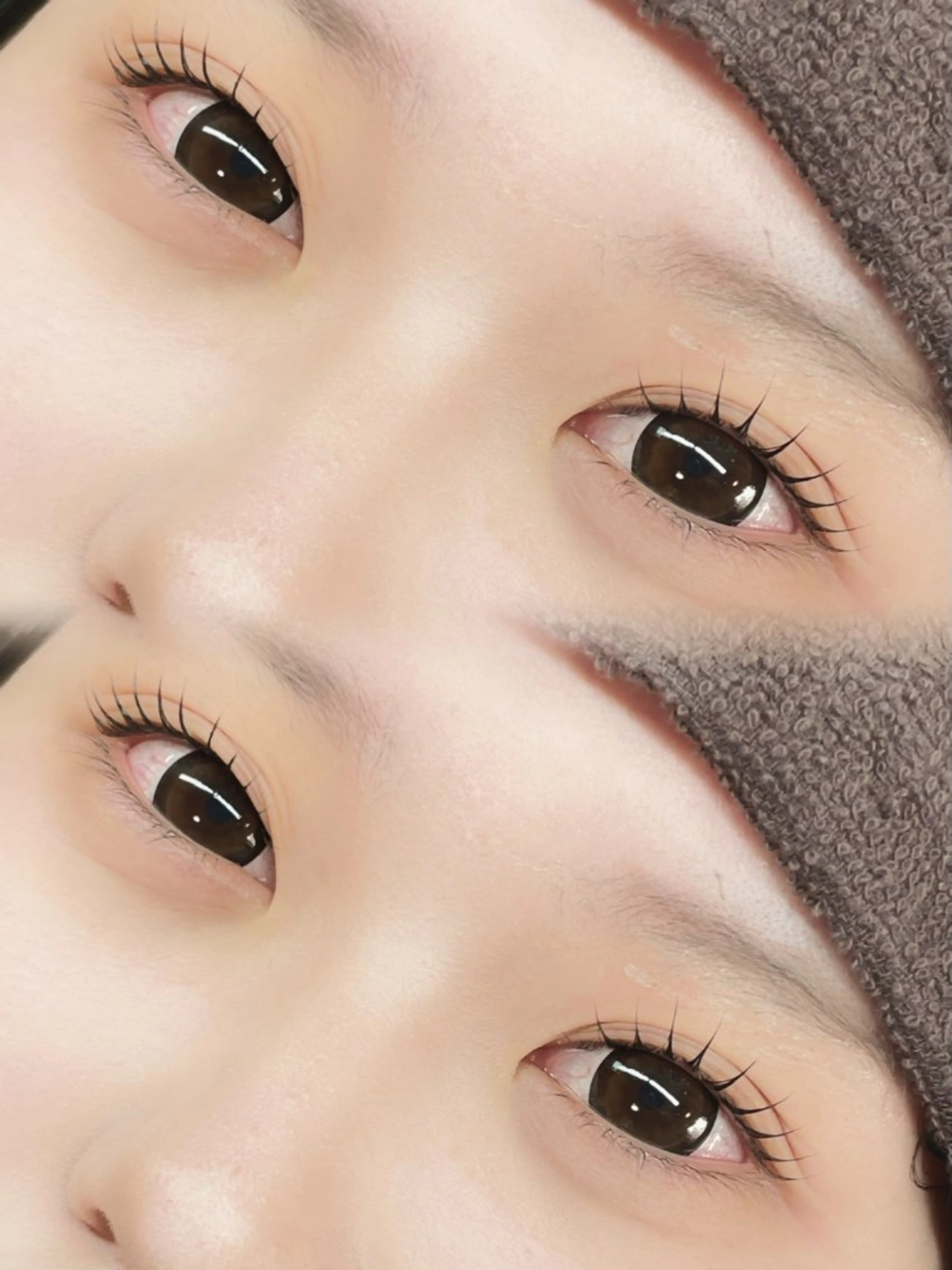 マツエク・マツパ 束感まつ毛 一重×まつ毛パーマ Uran ✨most eyesのマツエク・マツパデザイン