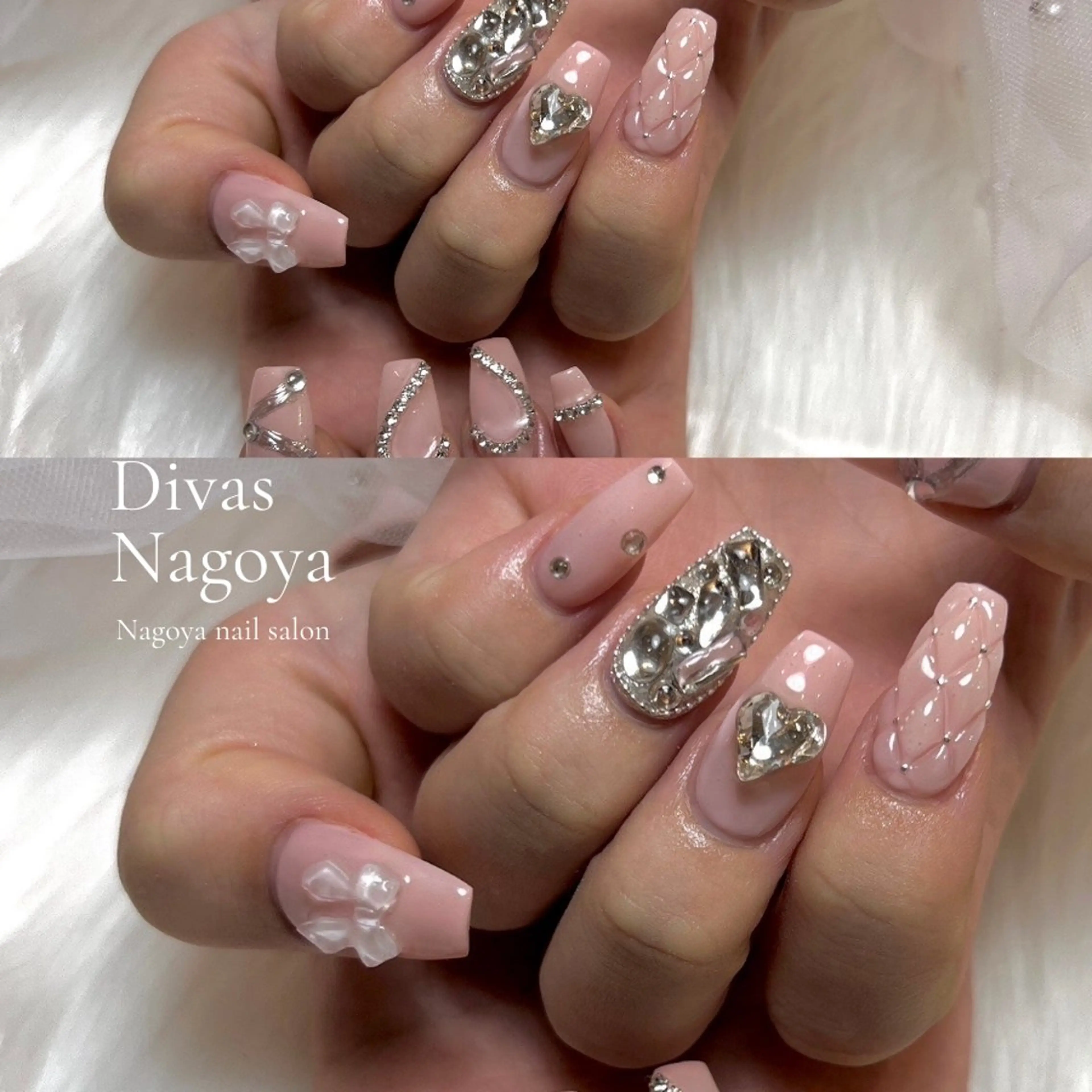 ネイル アートネイル 韓国ネイル マットネイル ミラーネイル ニュアンスネイル 🎀 Divas _Nagoyaのネイルデザイン