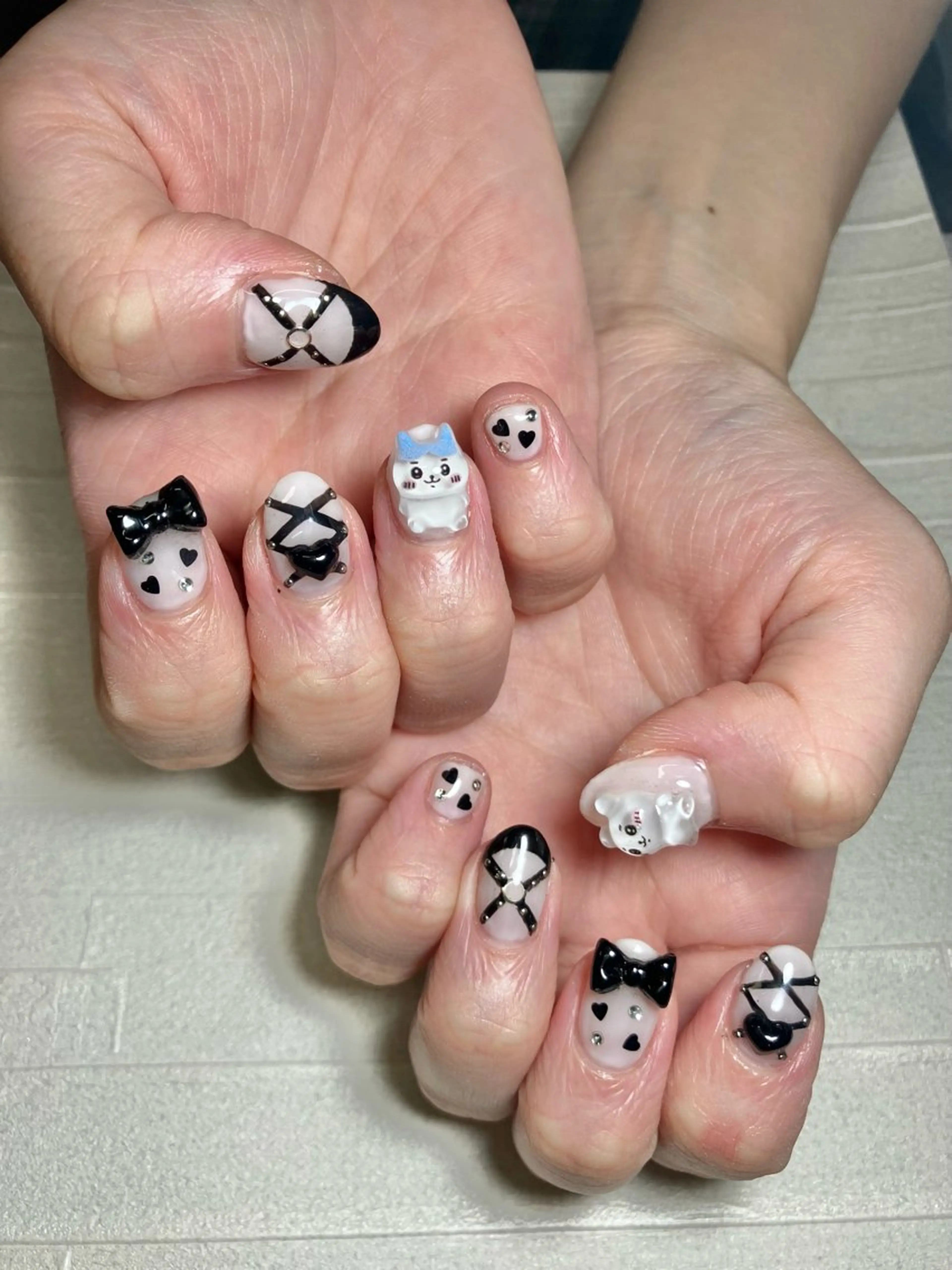 ネイル ハンドネイル 🧸やり放題🧸 （パラ・フィル専門）のネイルデザイン