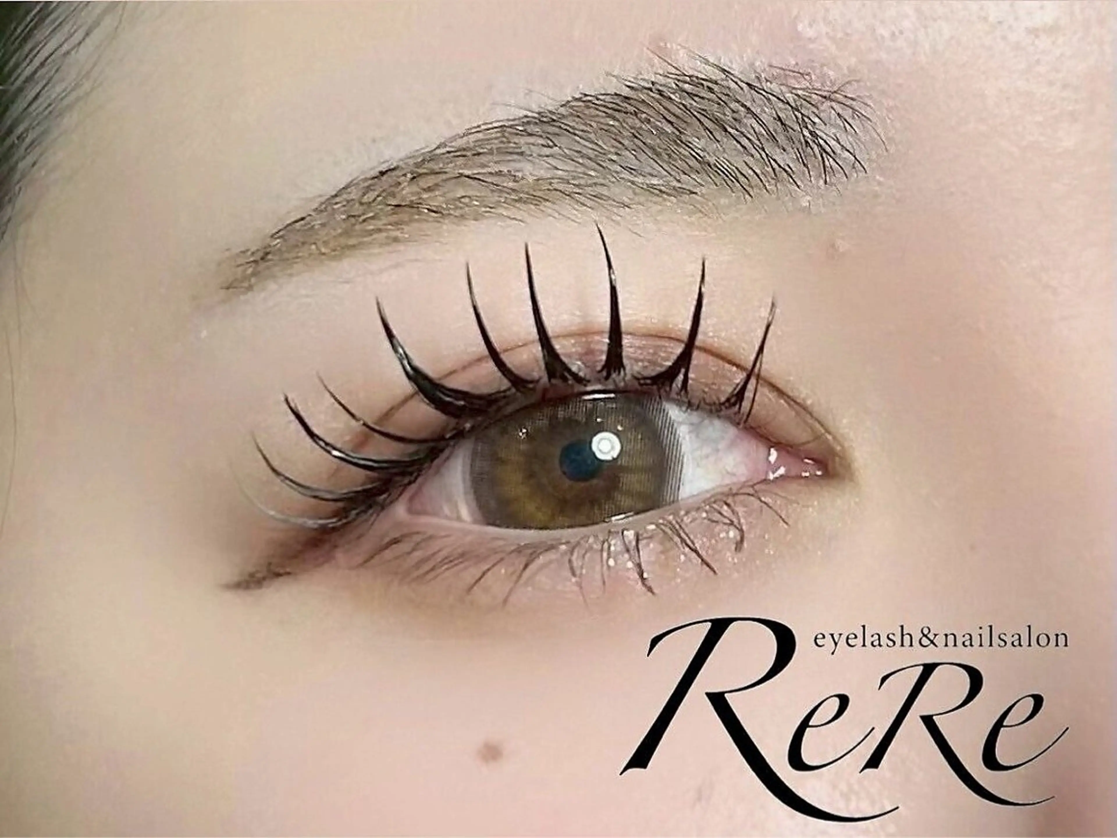 マツエク・マツパ フラットラッシュ eyelash ReRe 山口小郡店所属・赤木 海香子のマツエク・マツパデザイン