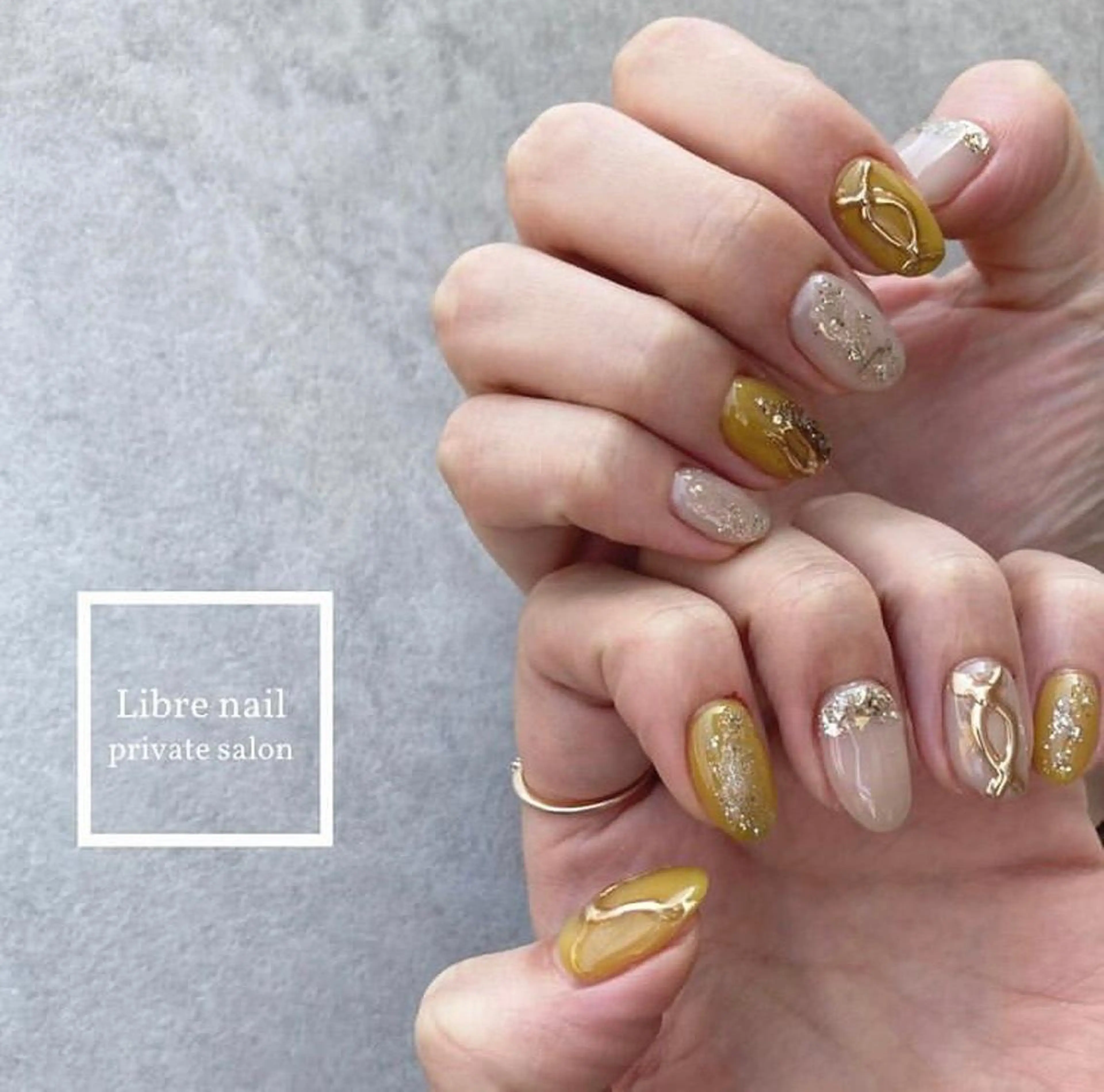 ネイル アートネイル 春ネイル 【Libre】 -ﾘﾌﾞﾚﾈｲﾙ-のネイルデザイン