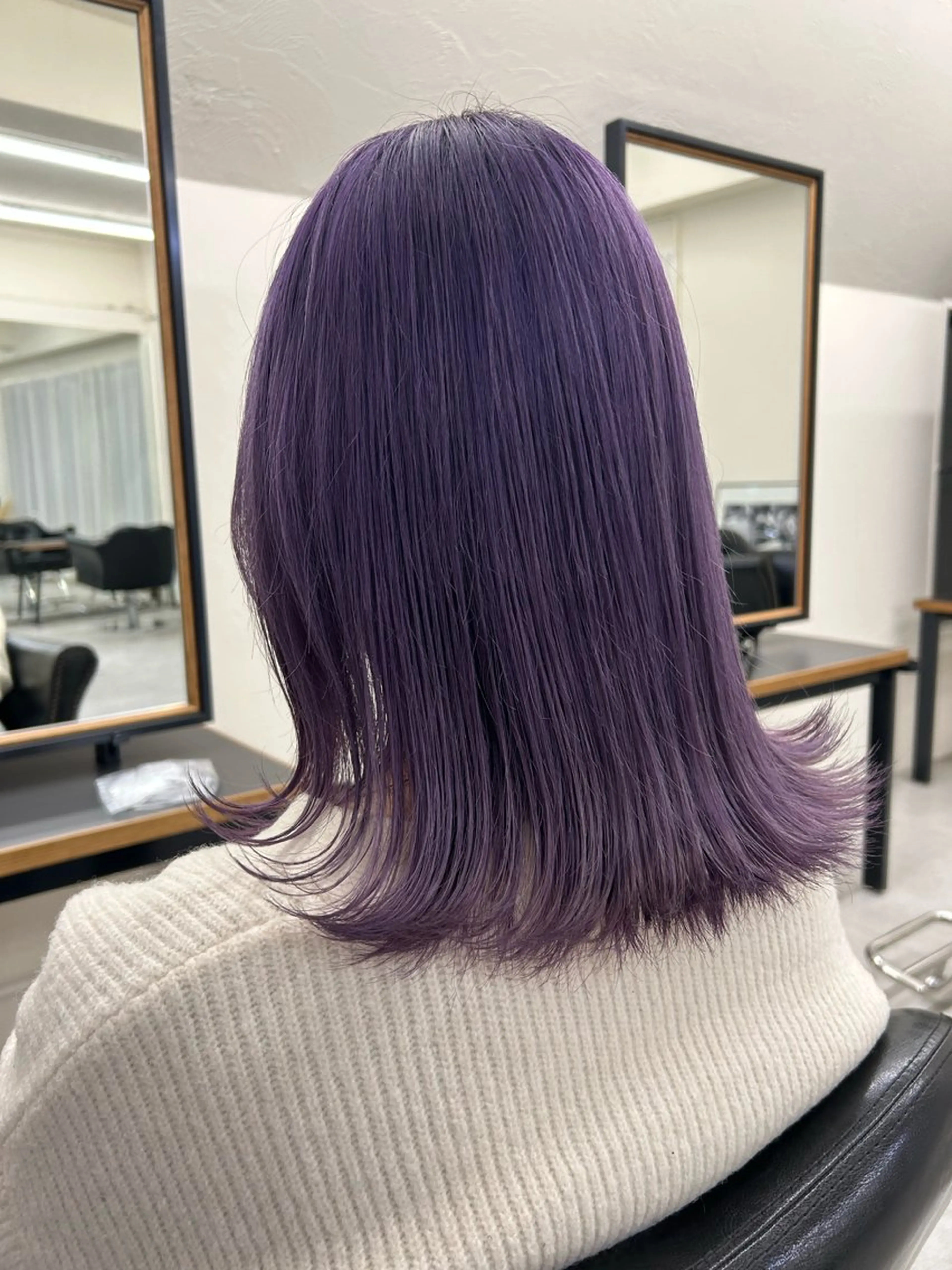 ミディアム カラー 7Bridge 滝内ひよりのヘアスタイル