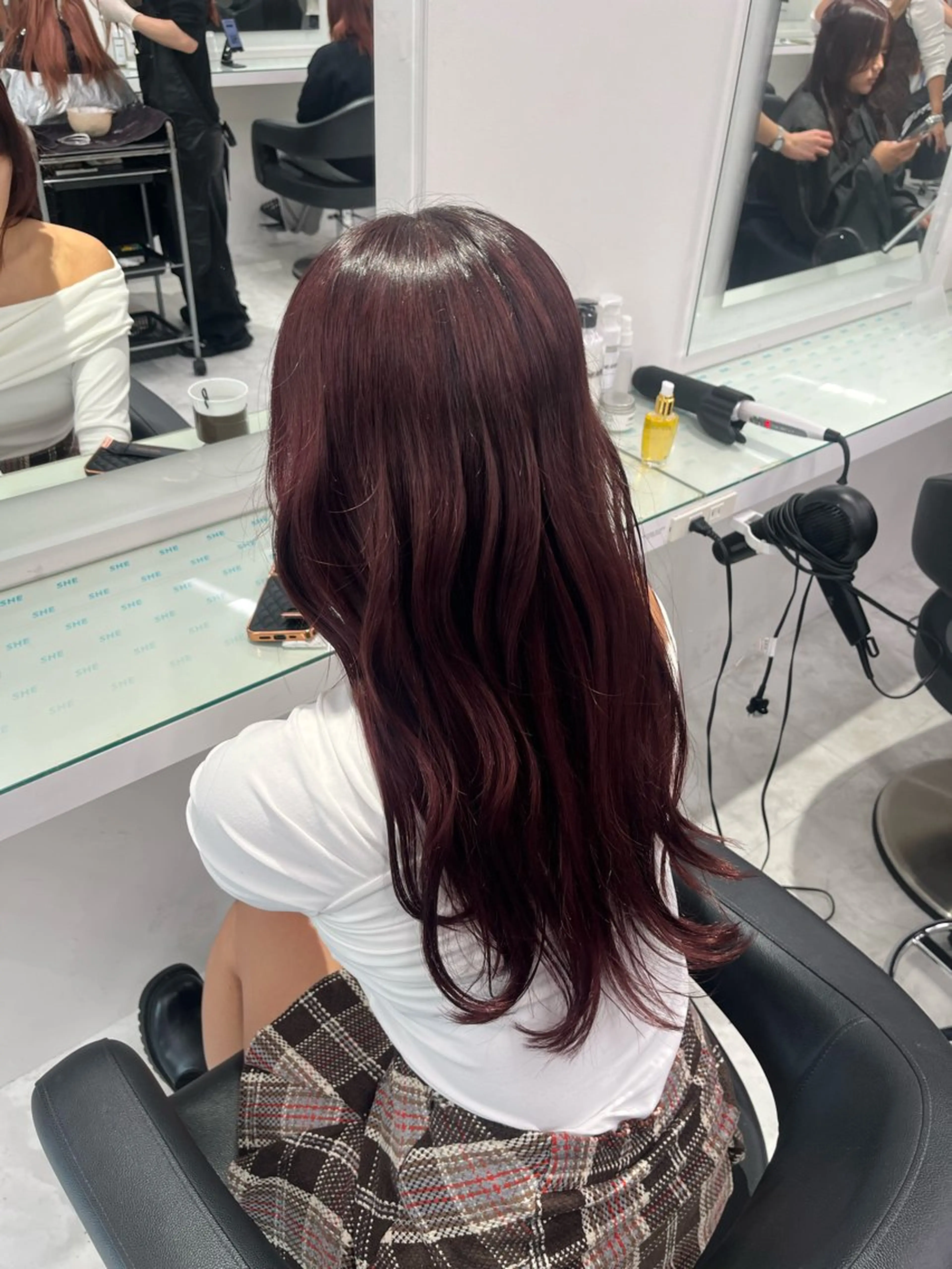 セミロング カット ヘアカラー トリートメント ハイトーン/デザイン 🦴ෆ‪maiෆ🦴のヘアスタイル