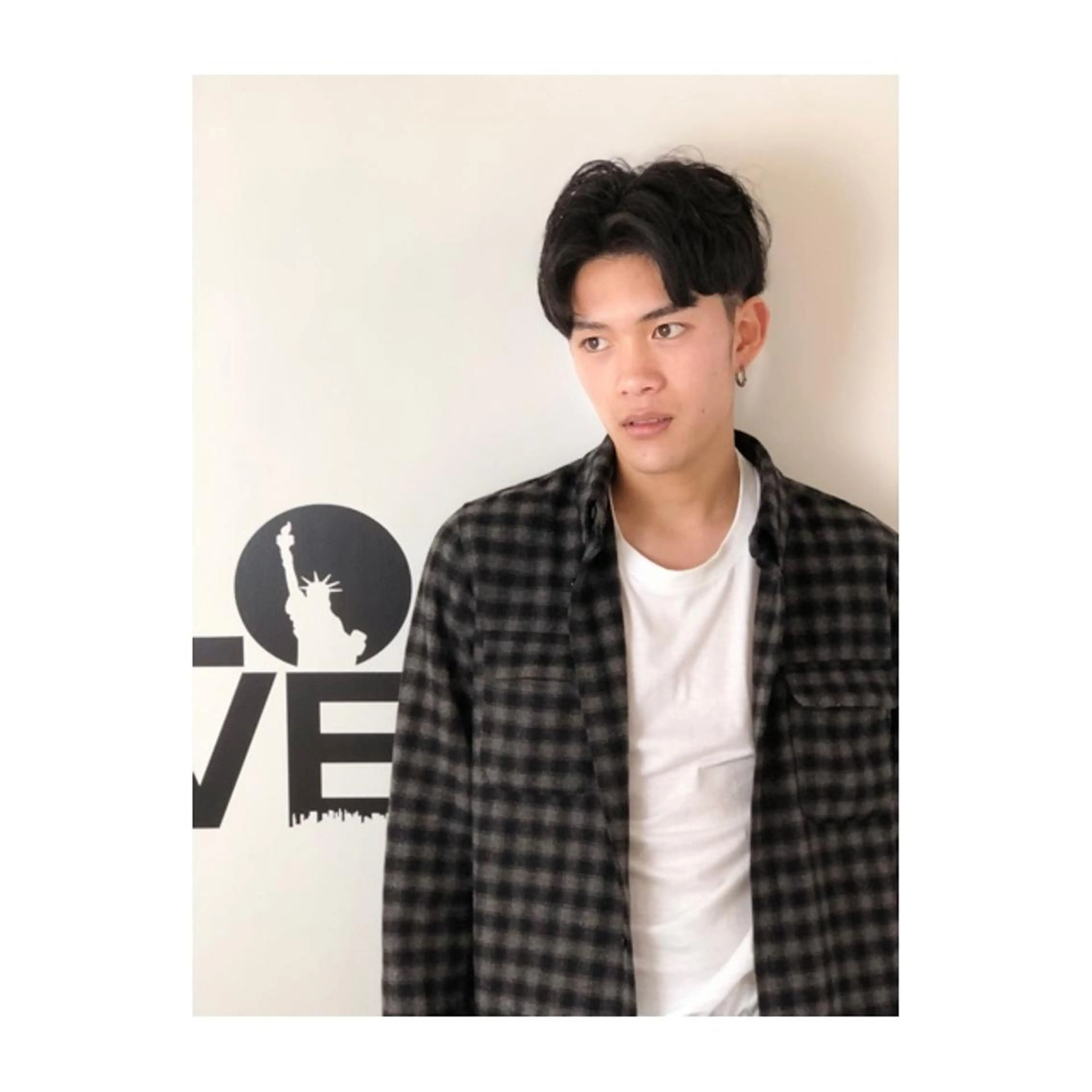 メンズ アップバング ショートが得意✂️ 藤城建太のヘアスタイル