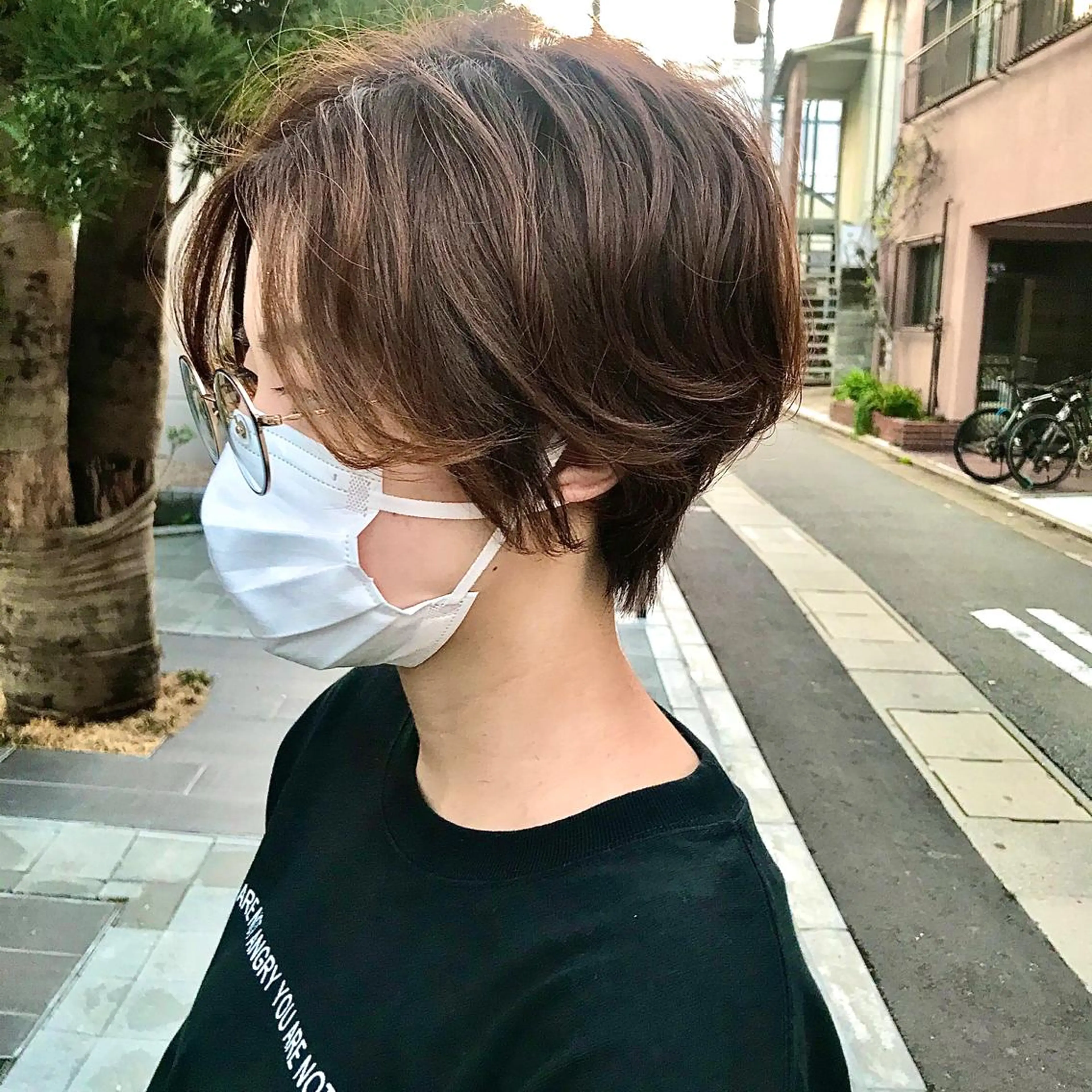 ショート カラー パーマ カット ヘアカラー トリートメント 松田 卓也のヘアスタイル