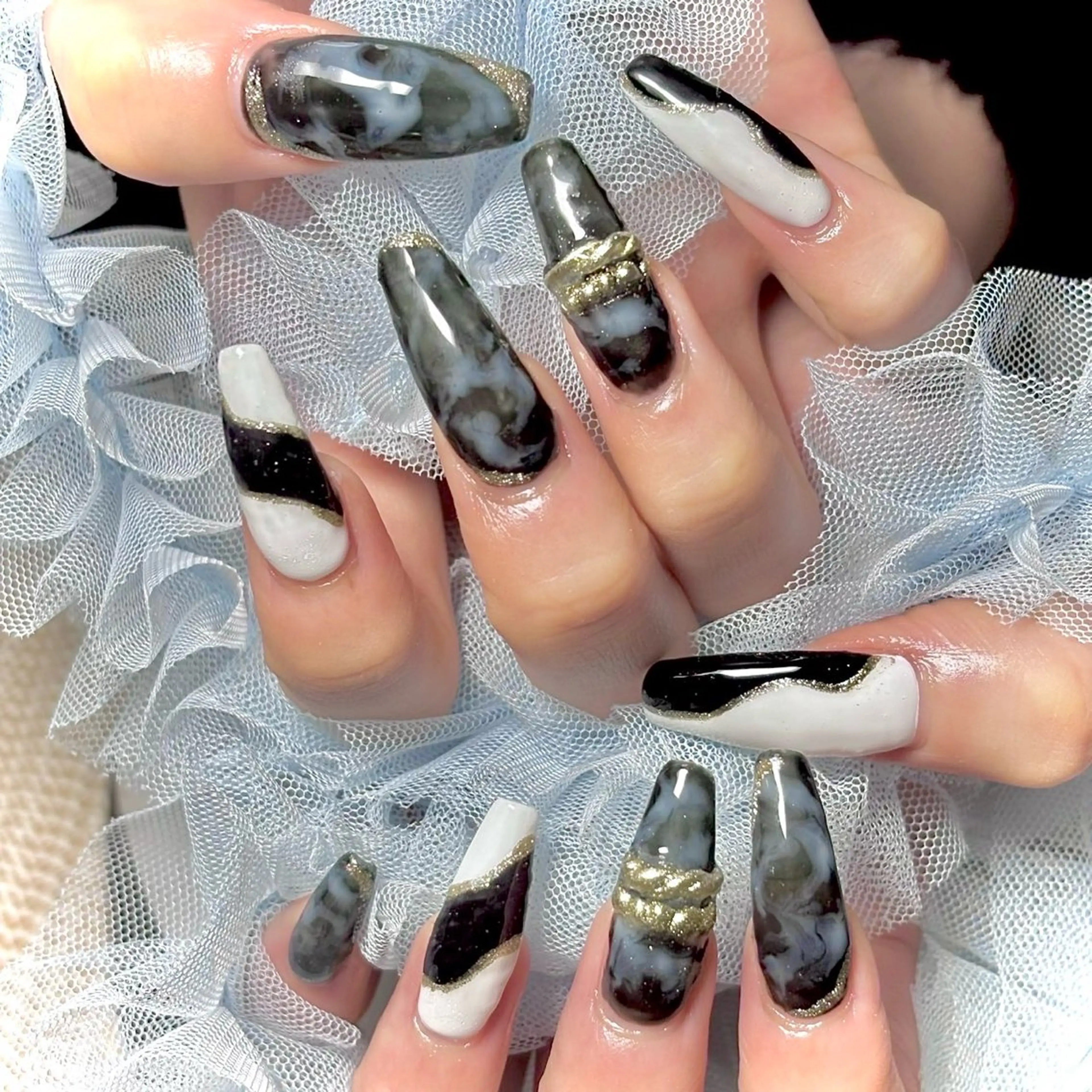 ネイル スカルプネイル ハンドネイル miminon 自宅ネイルサロンのネイルデザイン