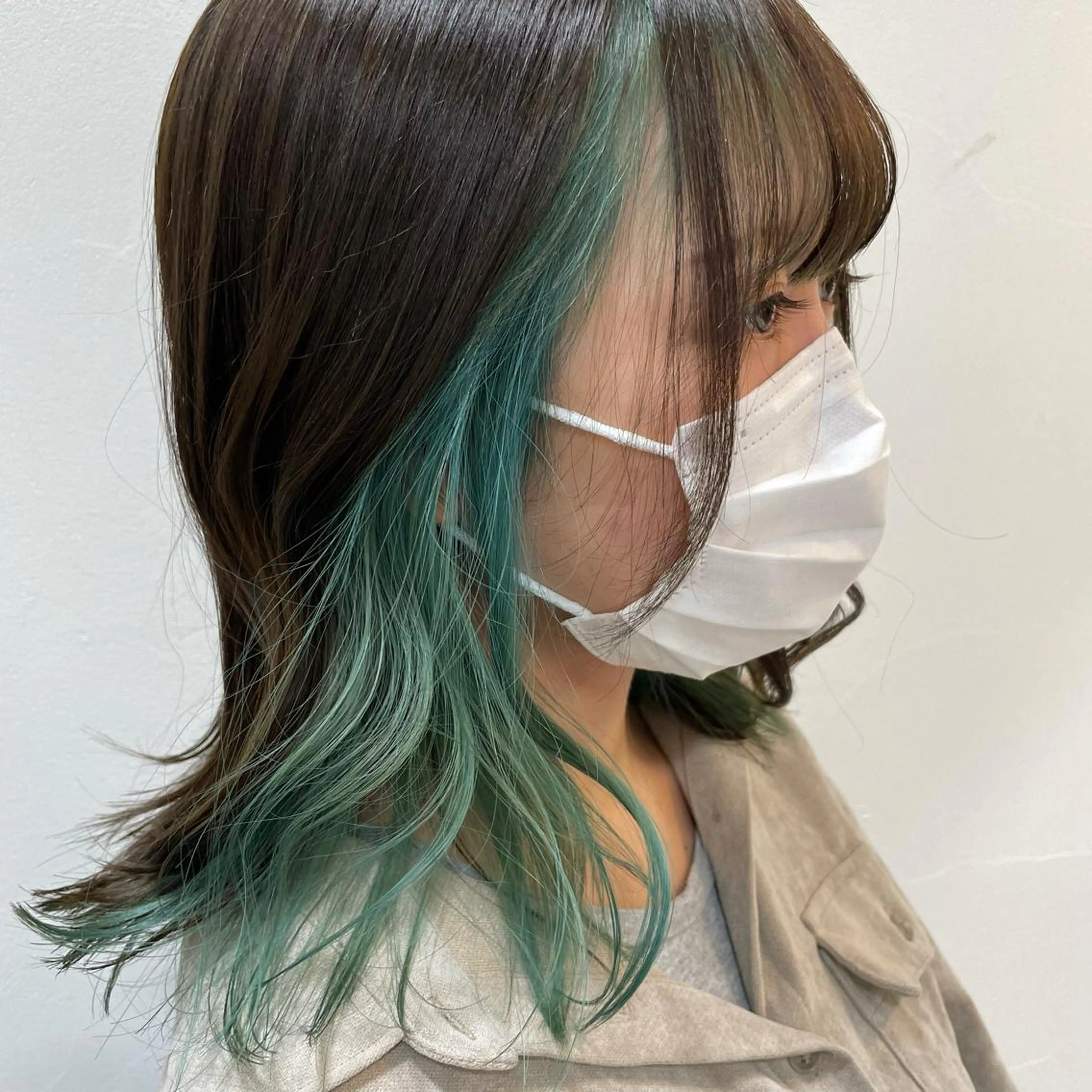 ミディアム カラー ヘアカラー トリートメント 🌼杉田 胡桃🌼のヘアスタイル