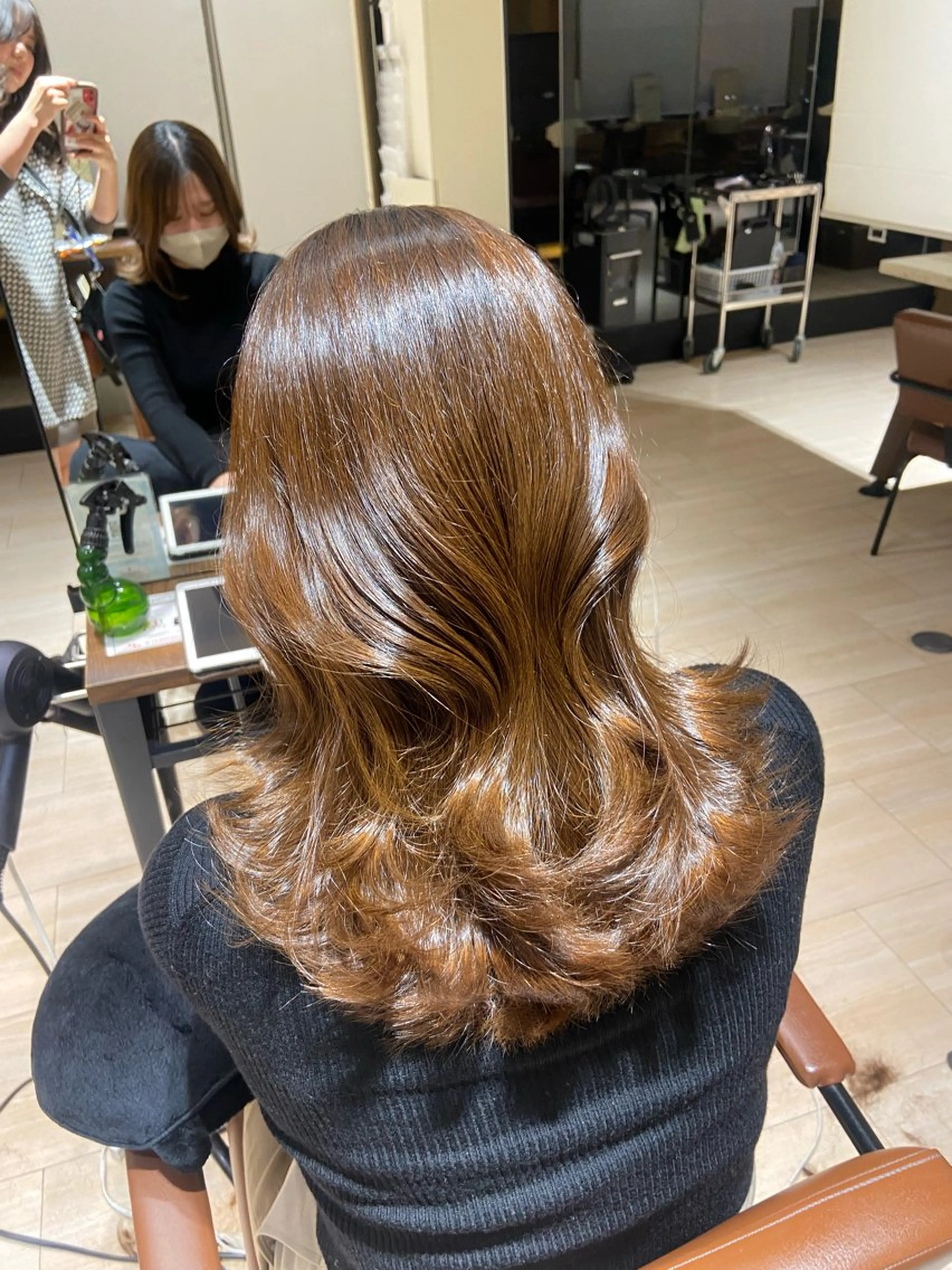 ミディアム 🎀大竹美侑／顔まわ りカット／レイヤーのヘアスタイル