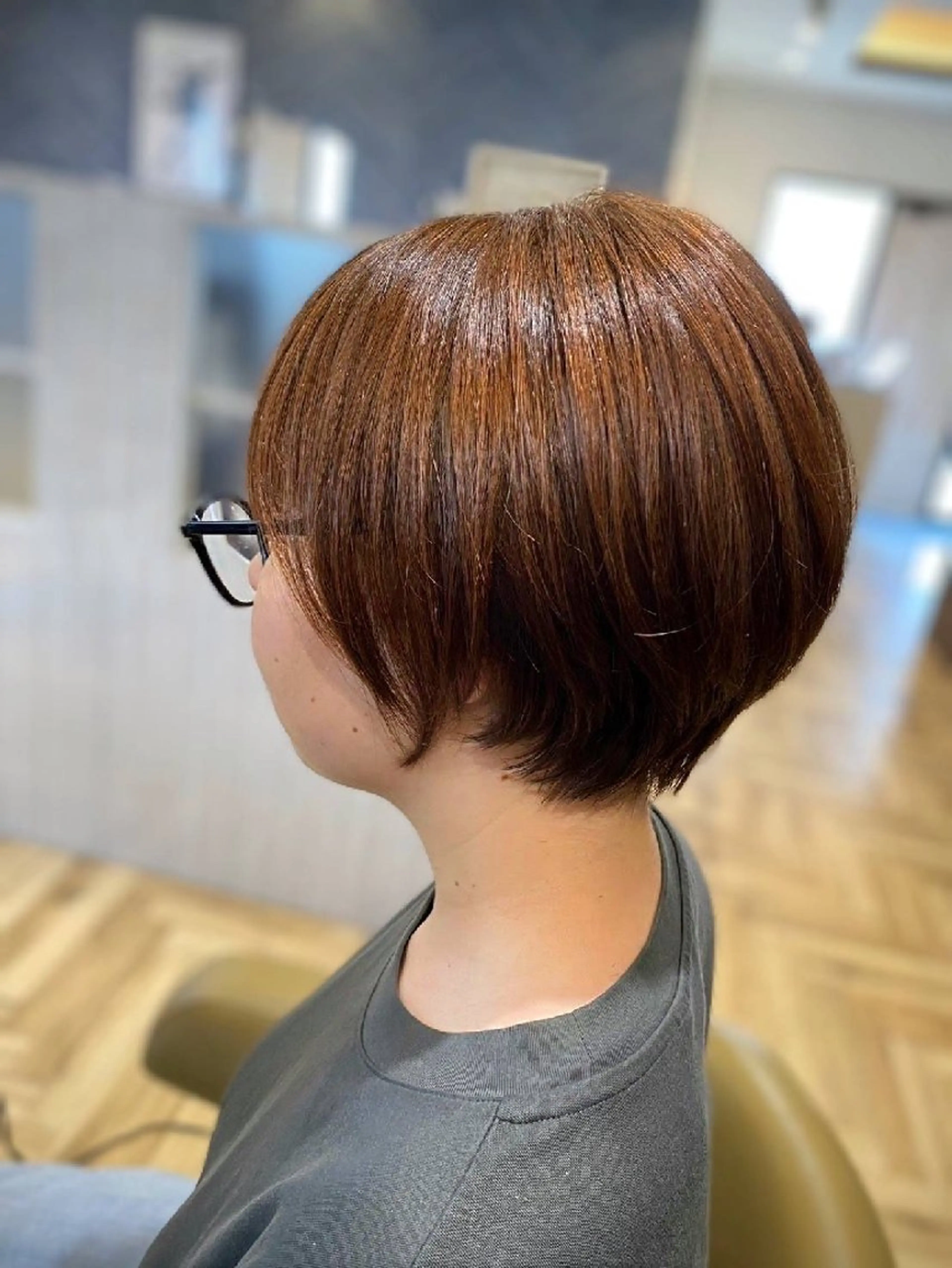 ショート ma cherie 三浦直美のヘアスタイル