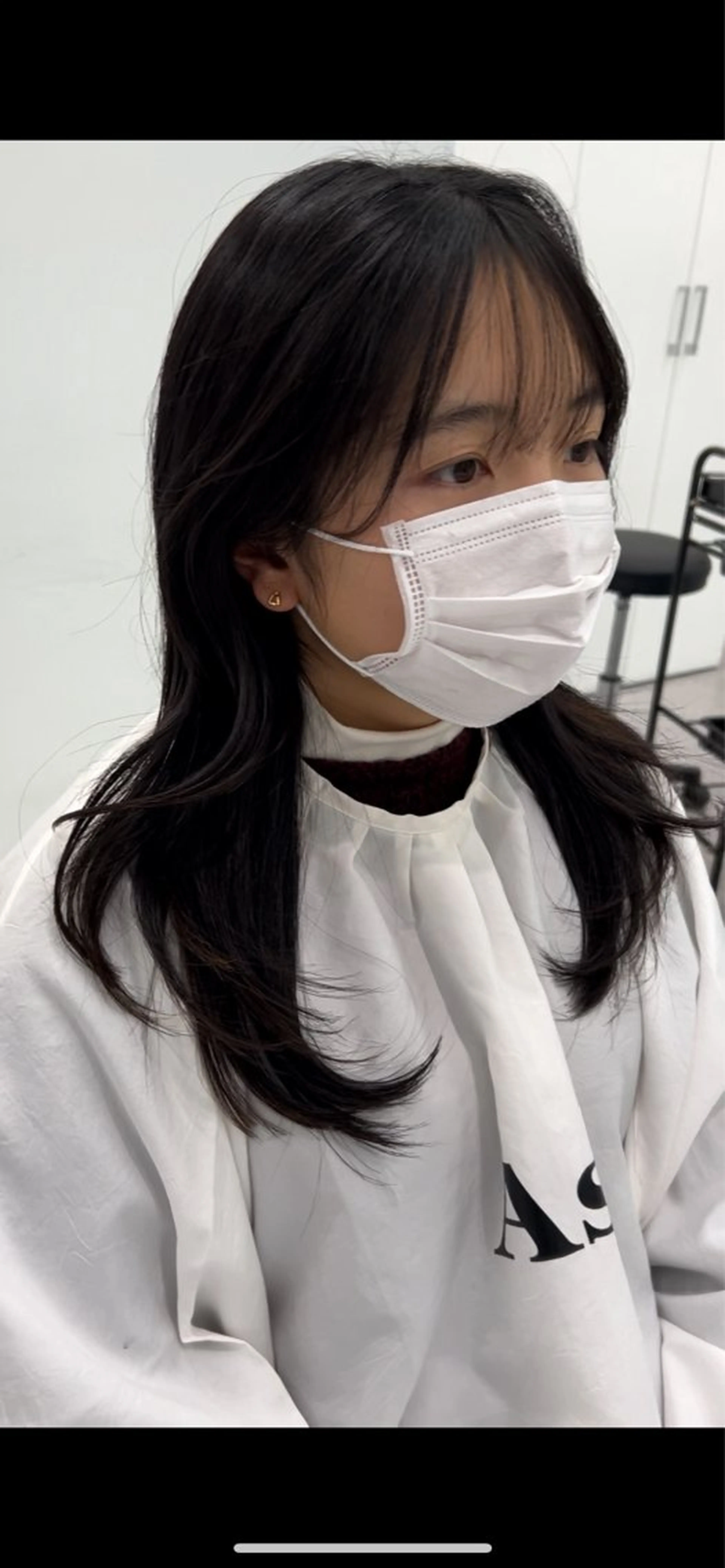 ロング レイヤーカット カット 韓国風レイヤーカット ✨平野志織のヘアスタイル