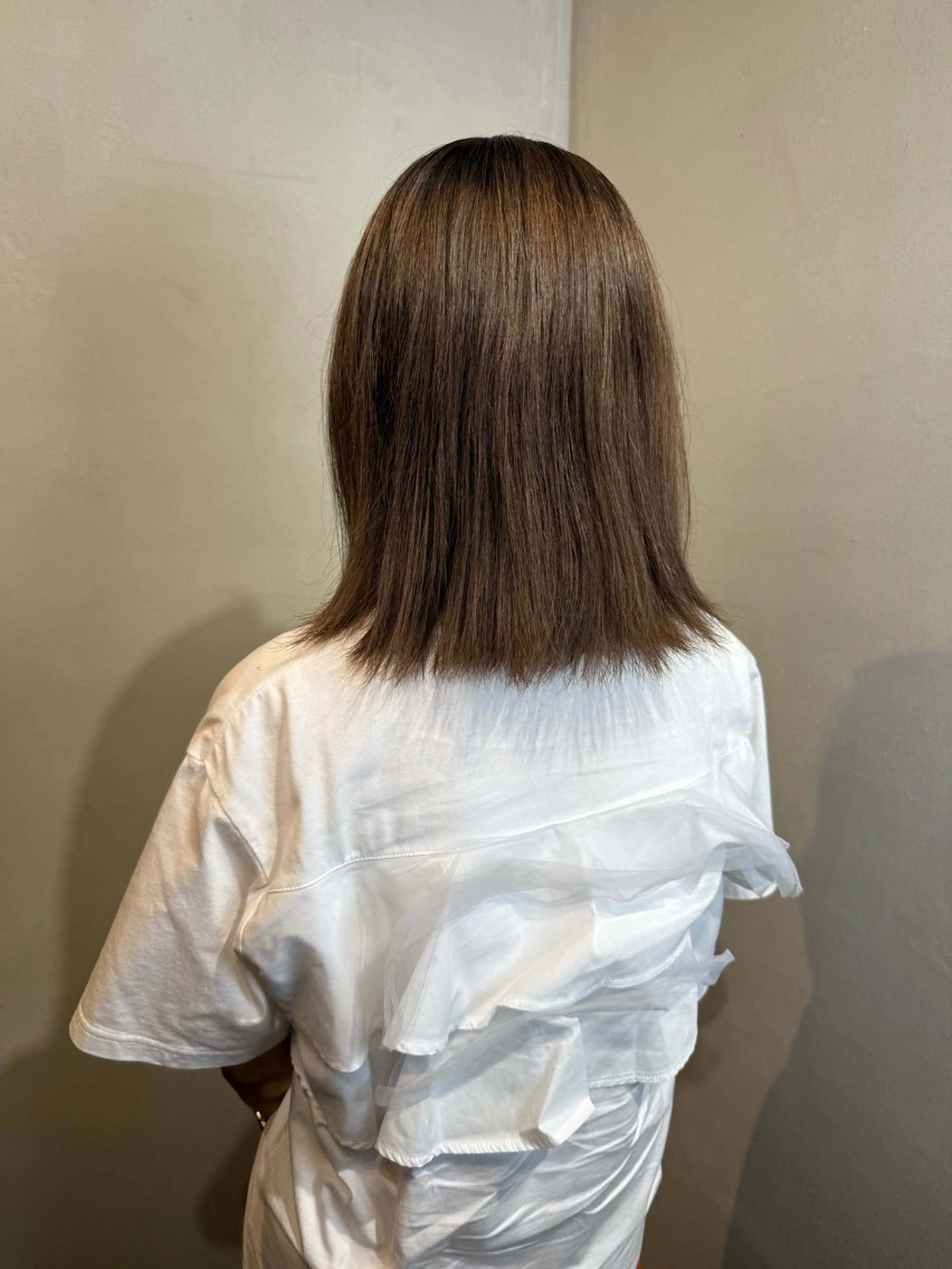 カラー ベージュカラー オリーブベージュ I'LAS所属・ひな /アシスタント/四条のヘアスタイル