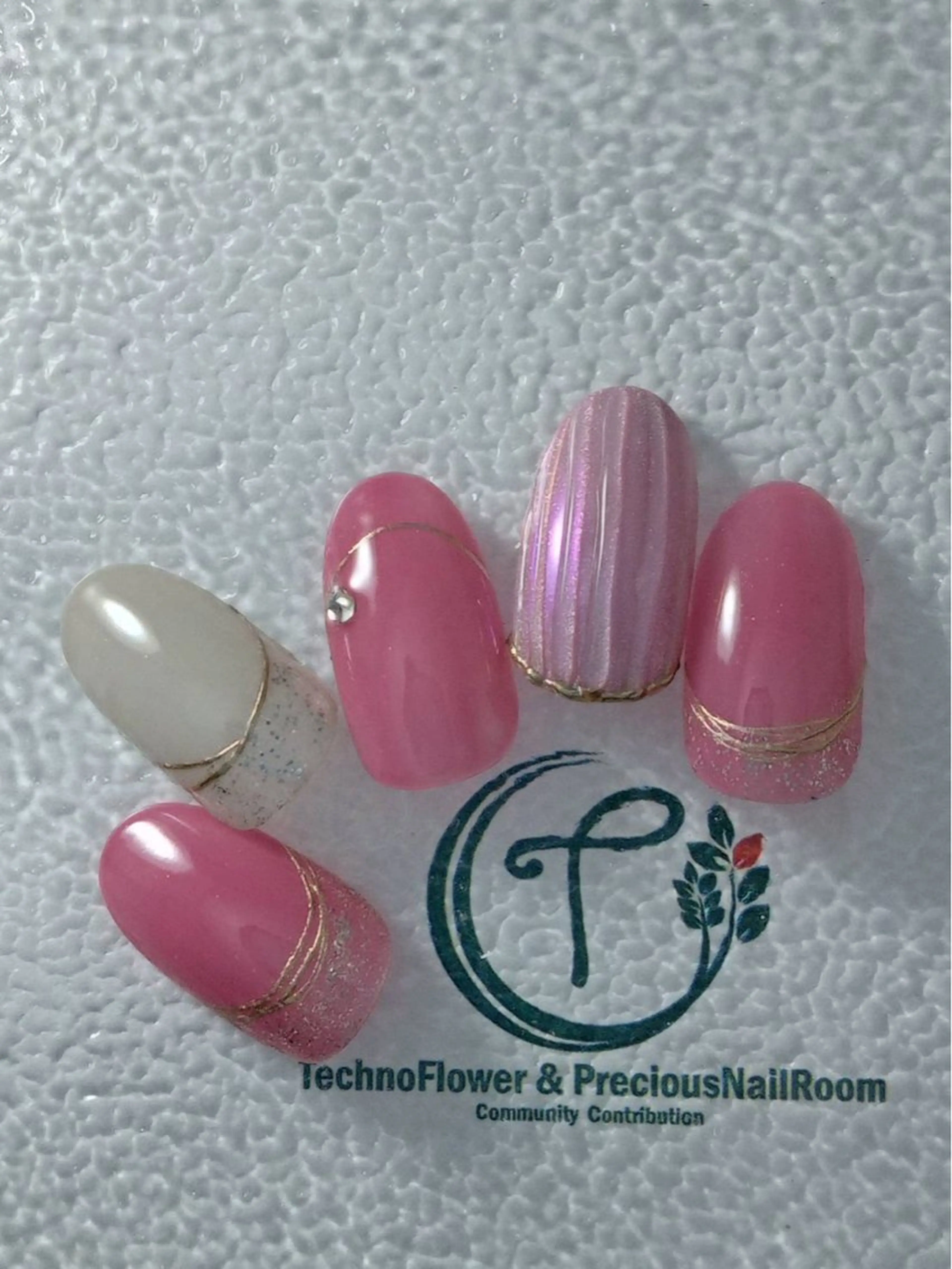 ネイル フラワーネイル precious nail room所属・precious nail  roomのネイルデザイン