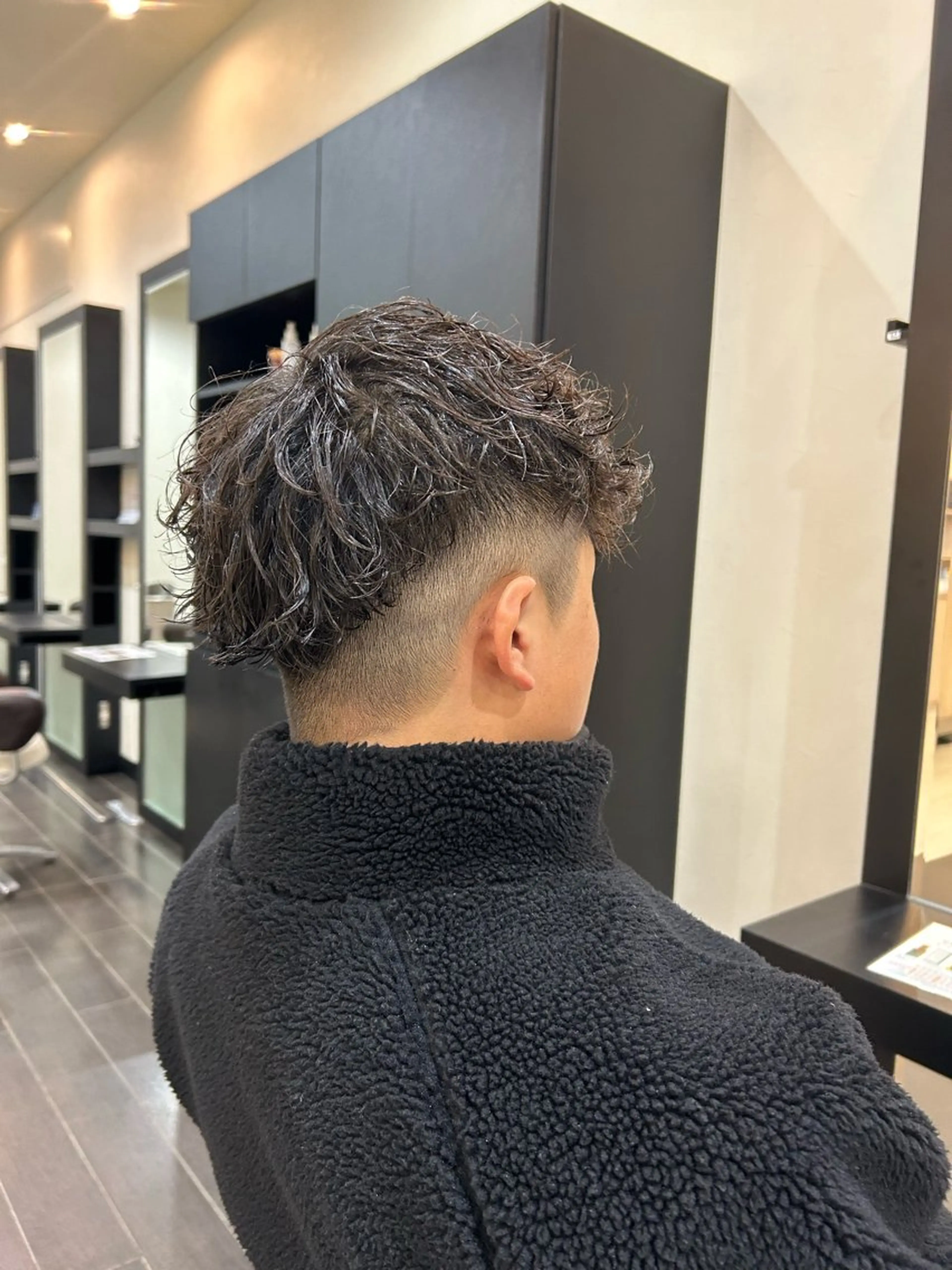 パーマ メンズ 長谷川 啓吾のヘアスタイル