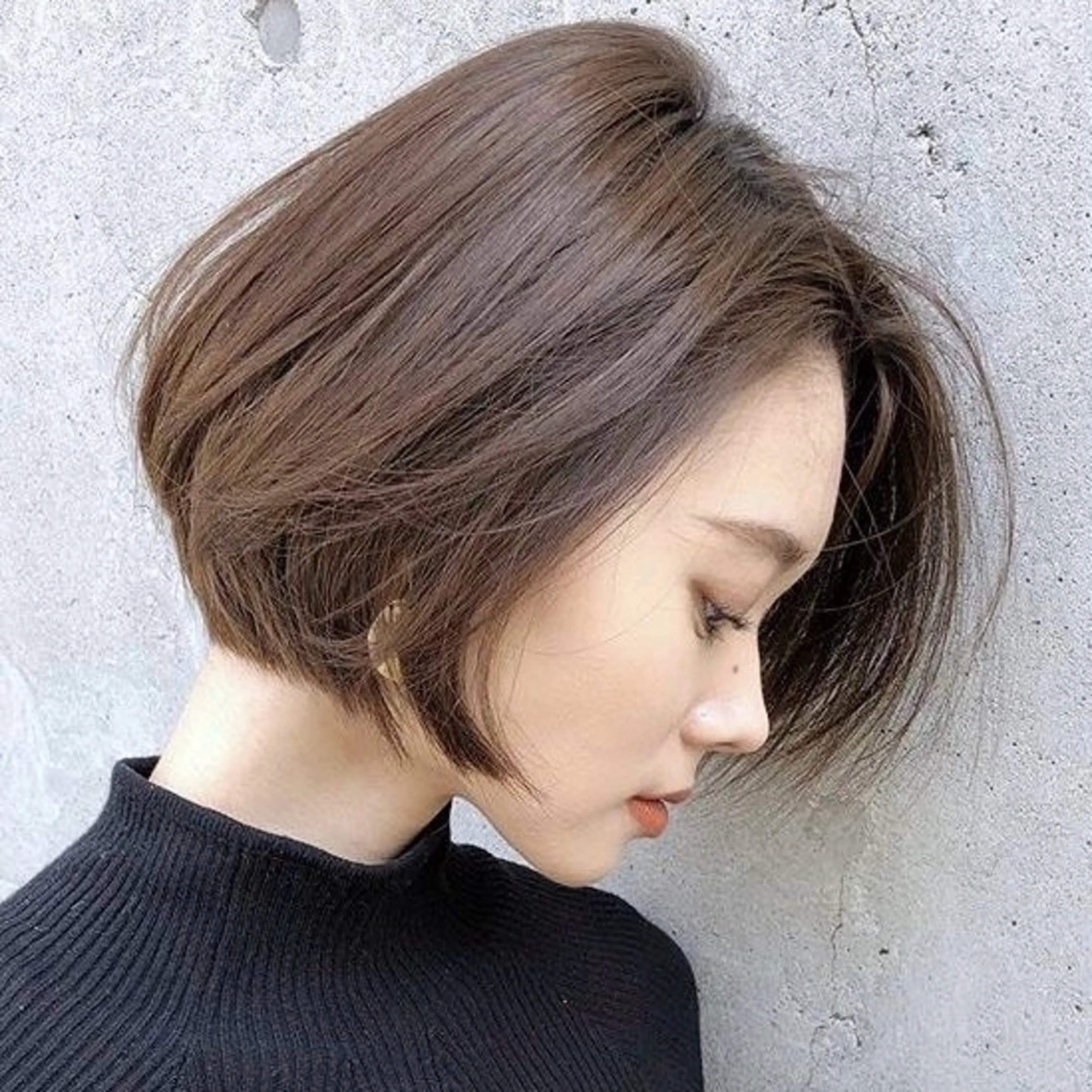 ショート ボブ トリートメント ひなた あゆみのヘアスタイル