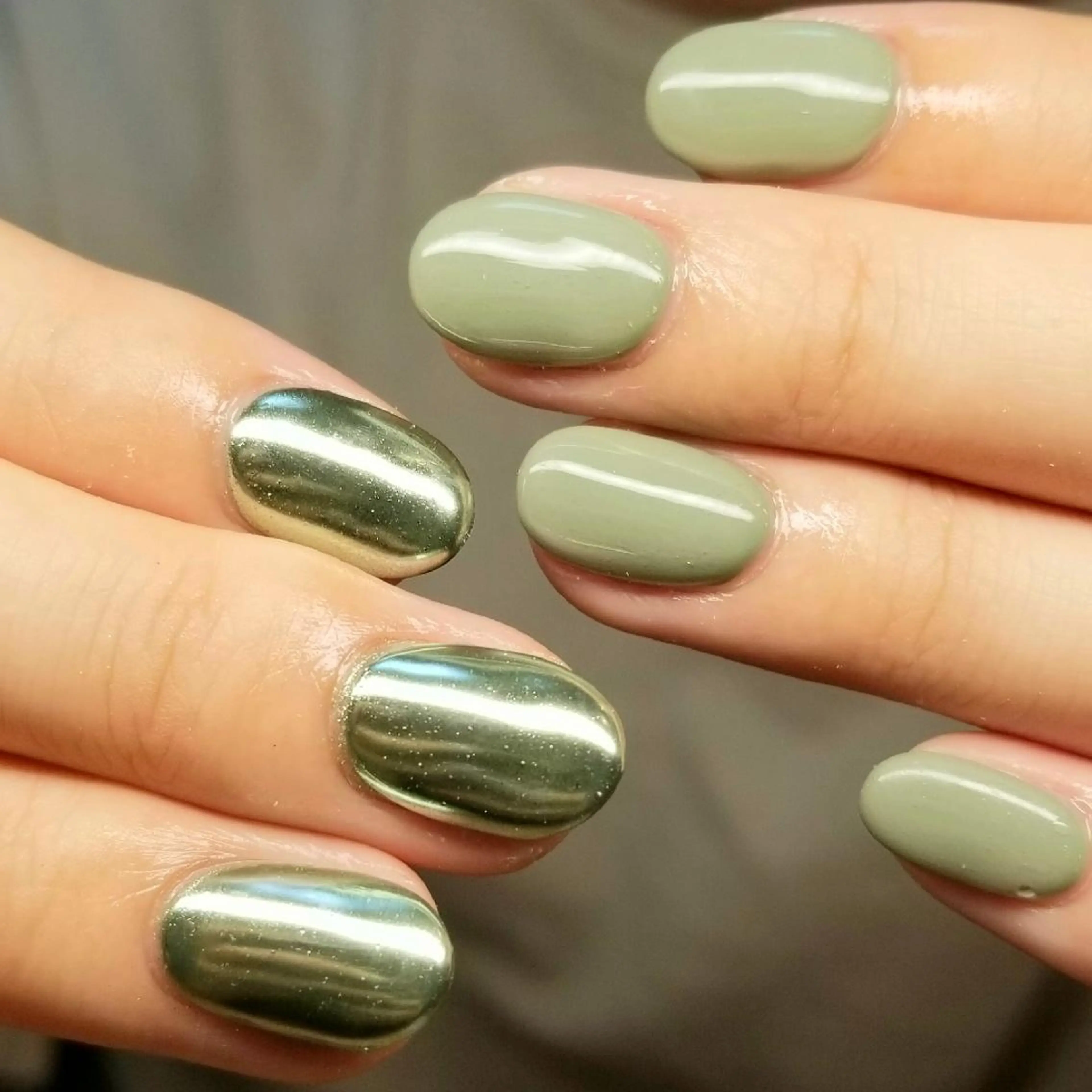 ネイル ミラーネイル ハンドネイル L'instant  Nail Artzのネイルデザイン