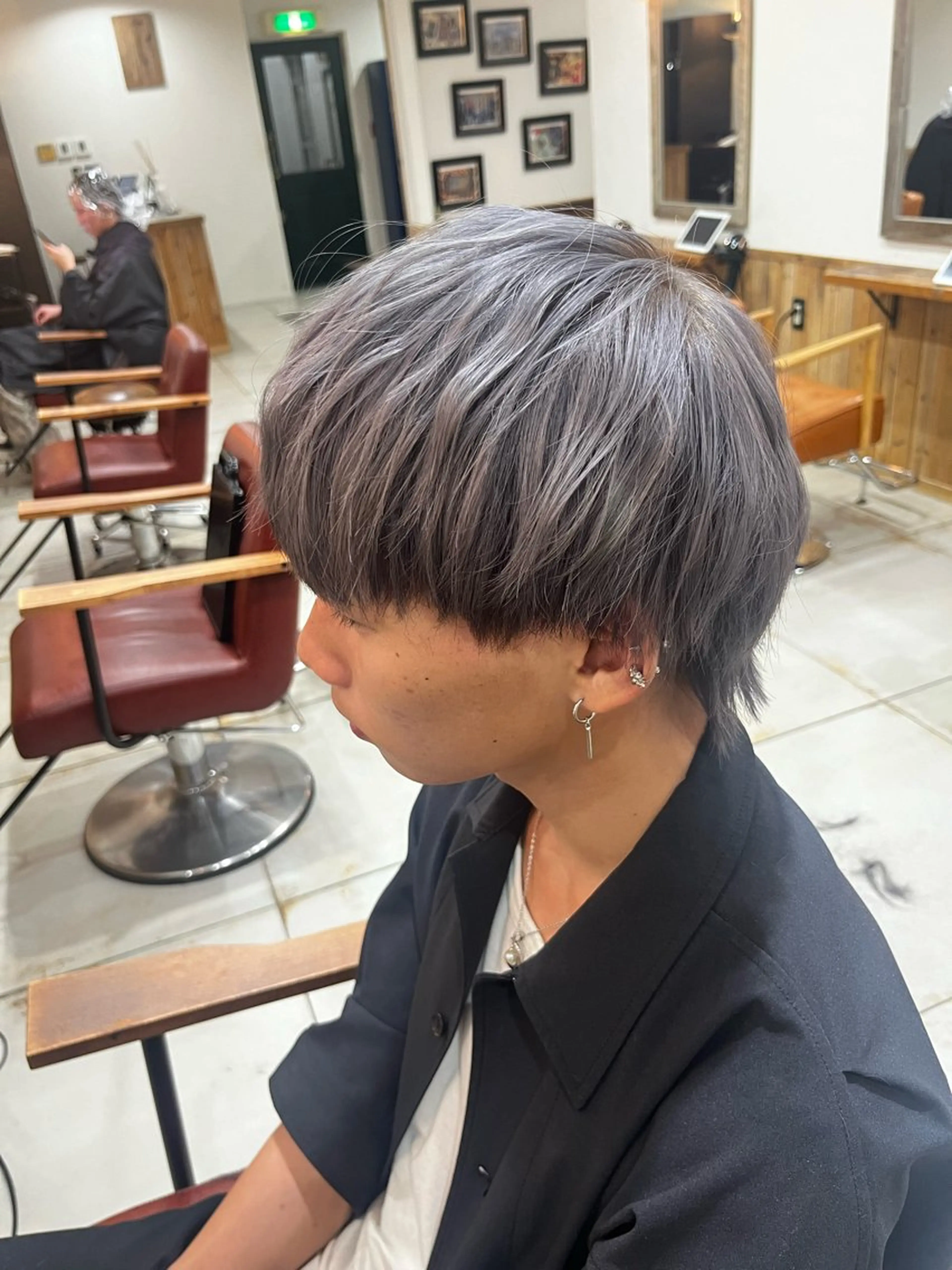 ショート カラー パーマ メンズ カット ヘアカラー トリートメント 🦋坂本 未結🦋のヘアスタイル
