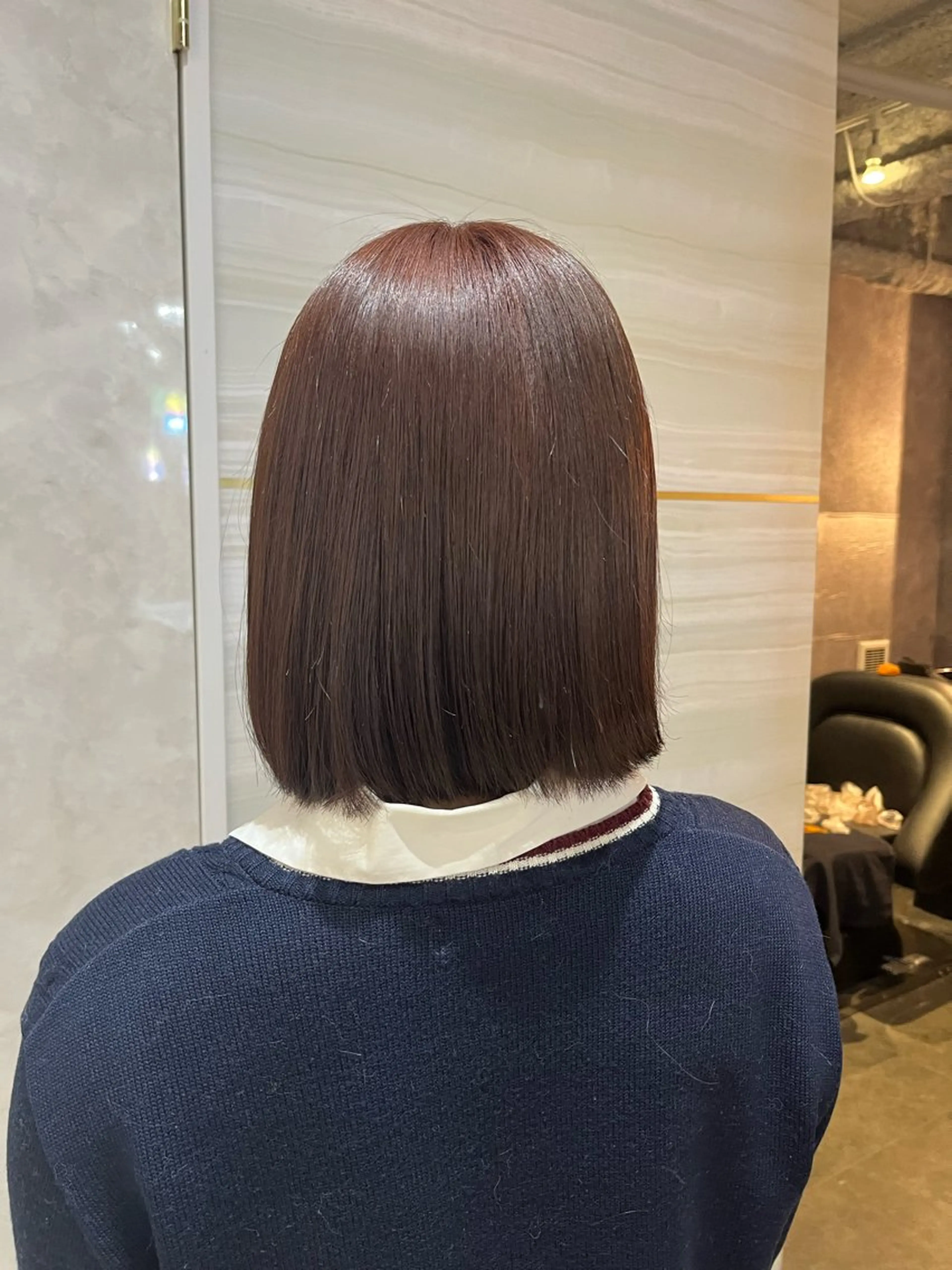 ショート カラー ブリーチ ブラウンカラー ダブルカラー ピンクカラー ピンクブラウン 💙Ami💙 elubylovisのヘアスタイル