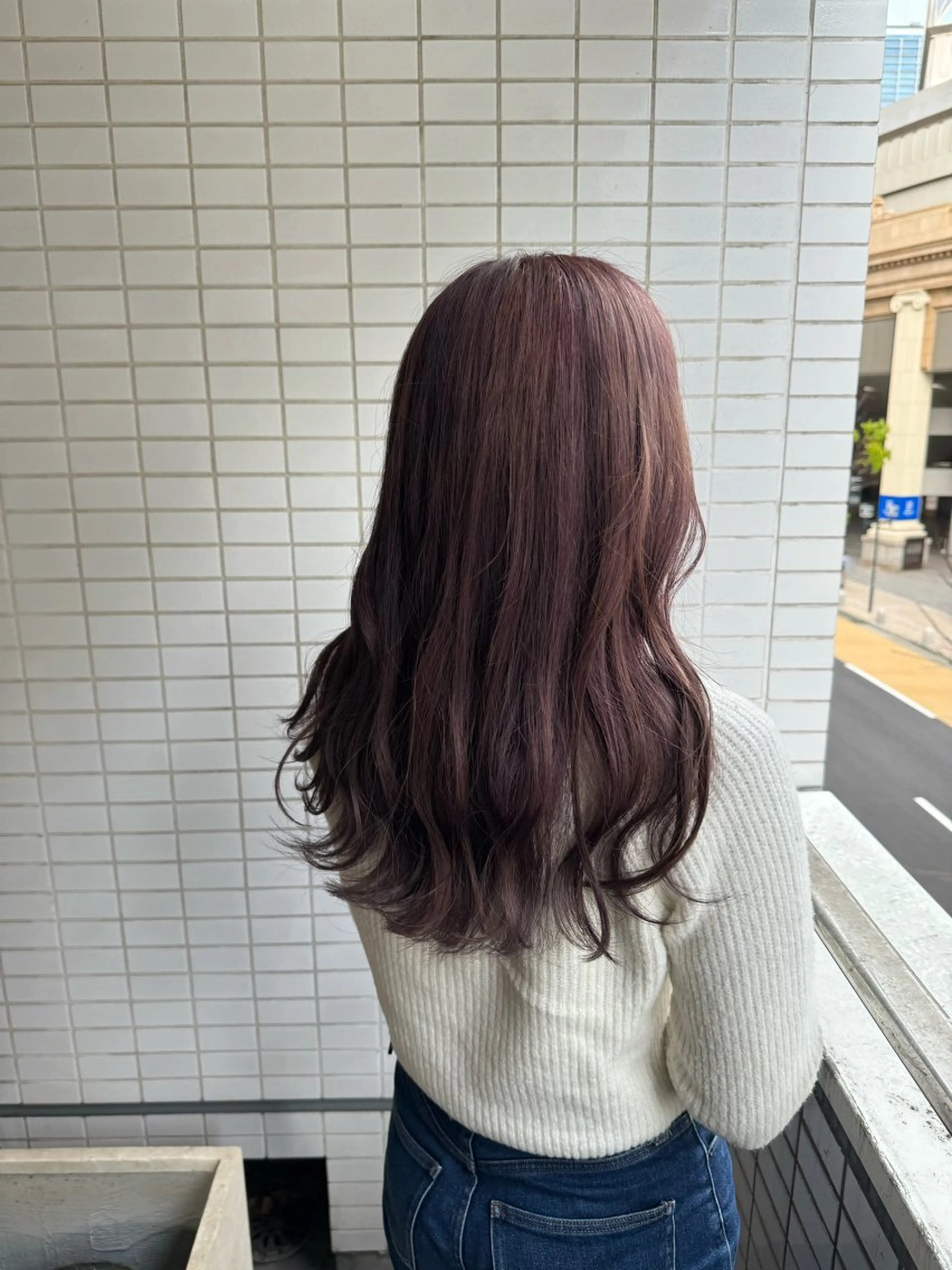 カラー ヘアカラー トリートメント 女性専用サロン iiro所属・hina/透明感🍒 【元町】のヘアスタイル