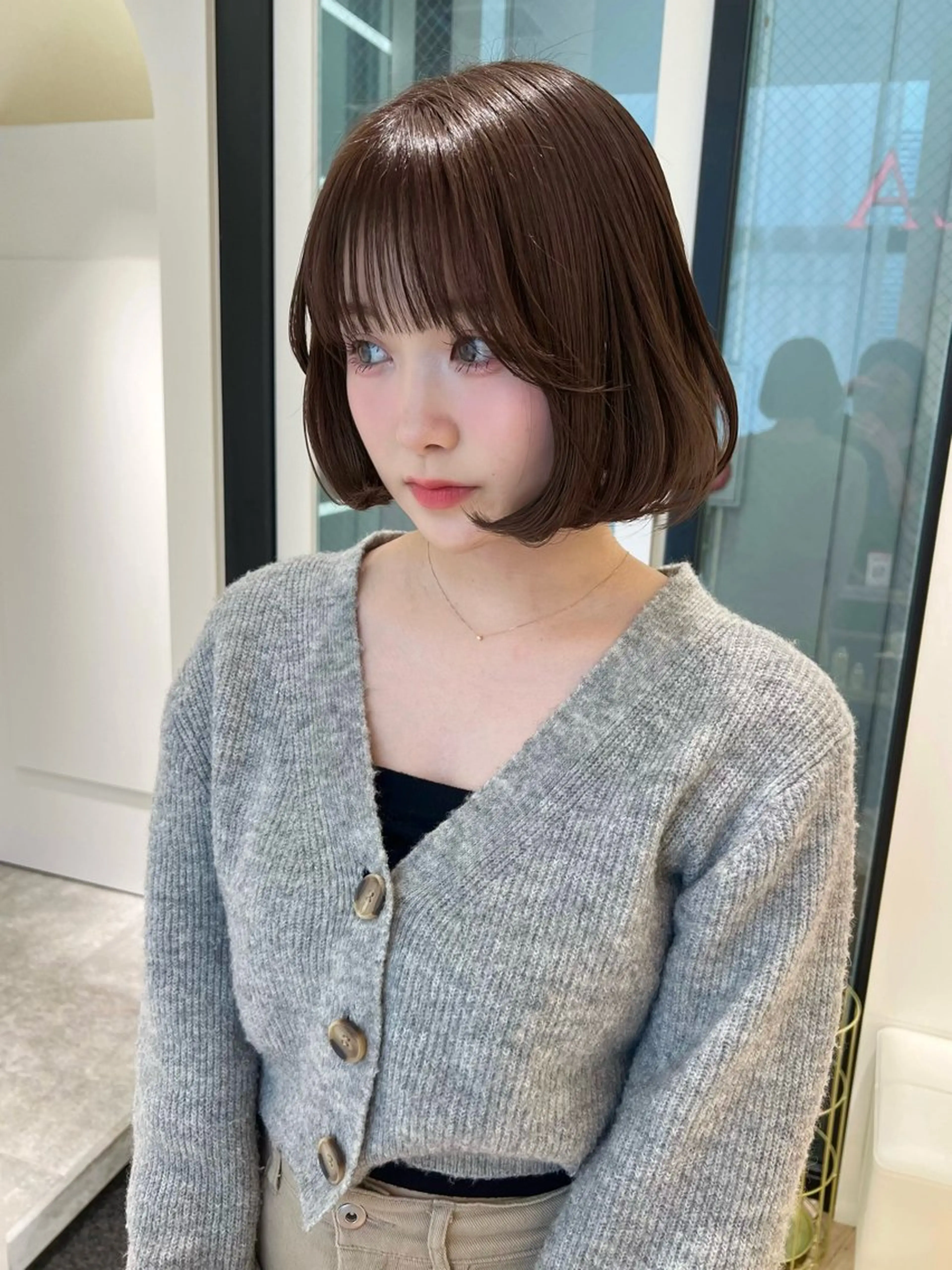 ミディアム ボブ Parve  Mix /板野妃莉のヘアスタイル