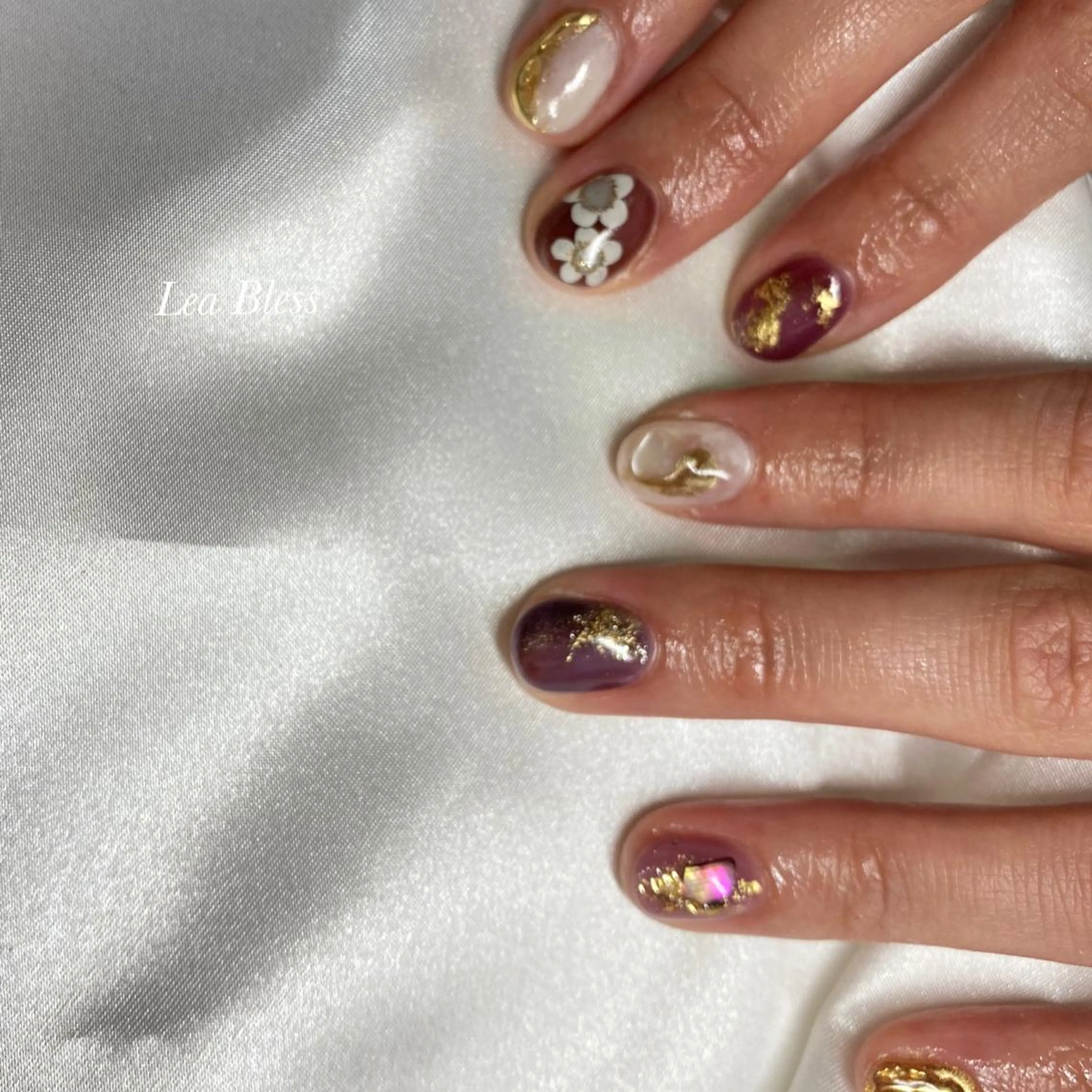 ネイル ハンドネイル Lea Bless 河原町のネイルデザイン