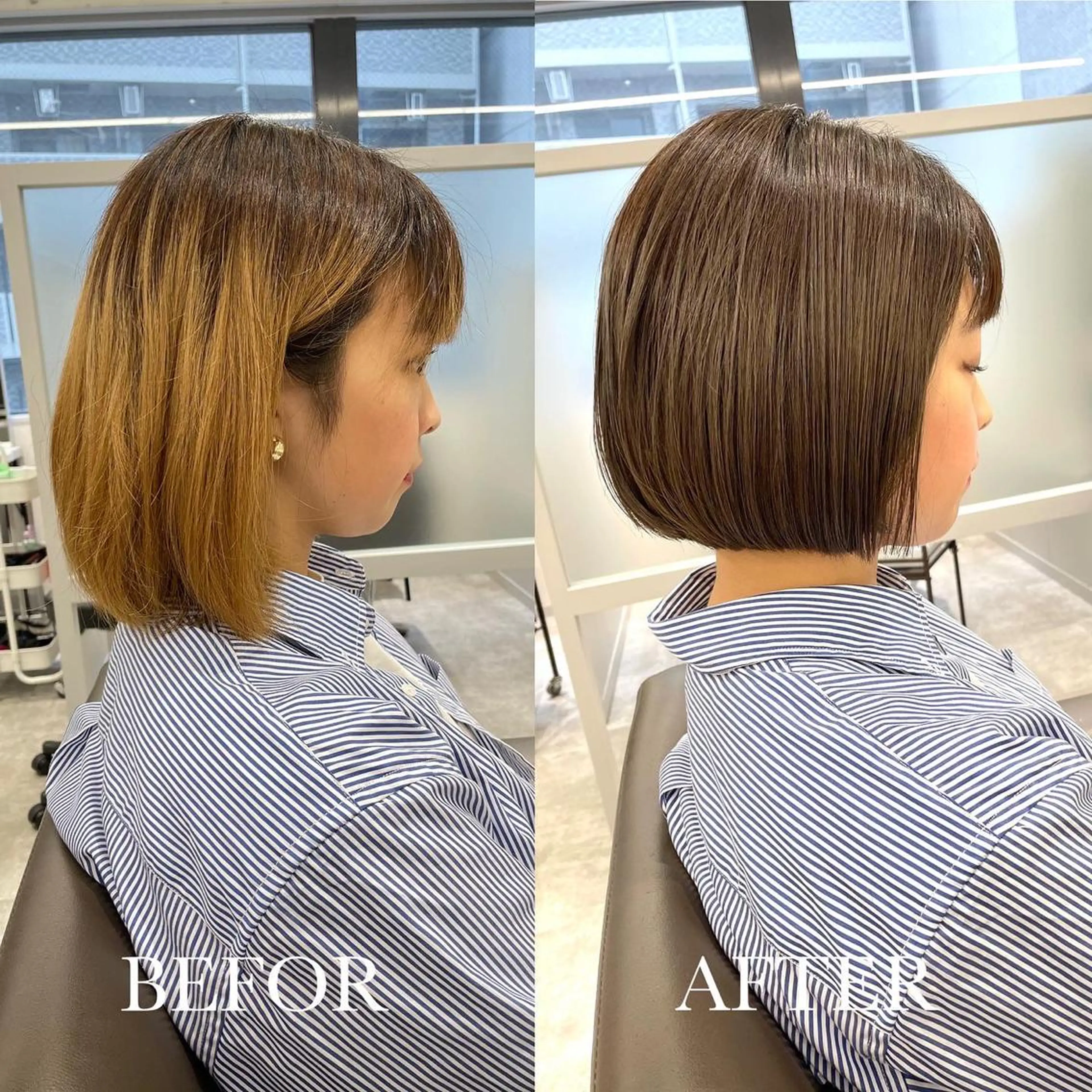 ショート ボブ kiitos (キートス)所属・原田 貢太郎のヘアスタイル