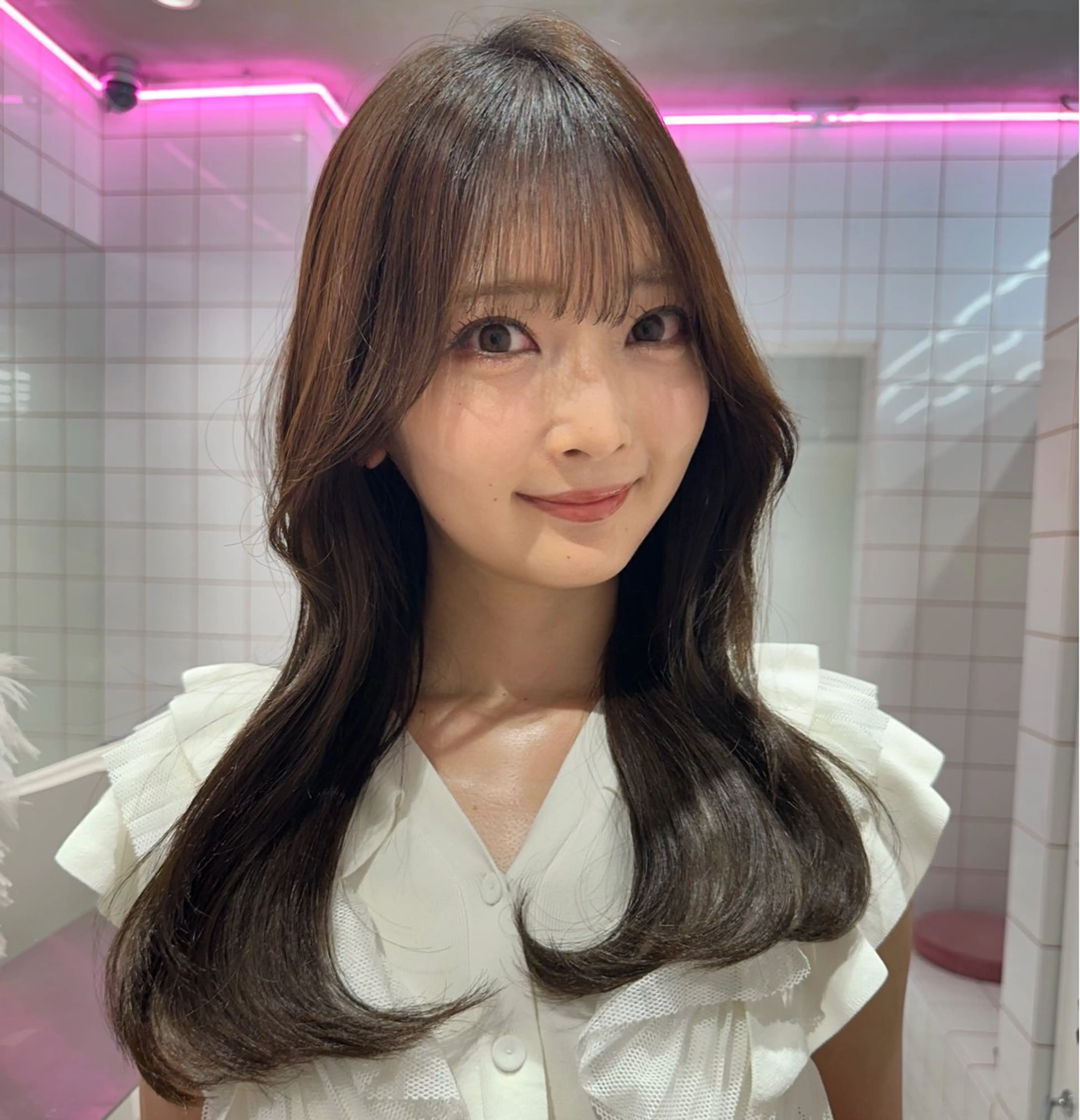 ロング カット ヘアカラー トリートメント Lond　luce心斎橋所属・✨髪質改善✨縮毛矯正 ホウダカズヒロのヘアスタイル