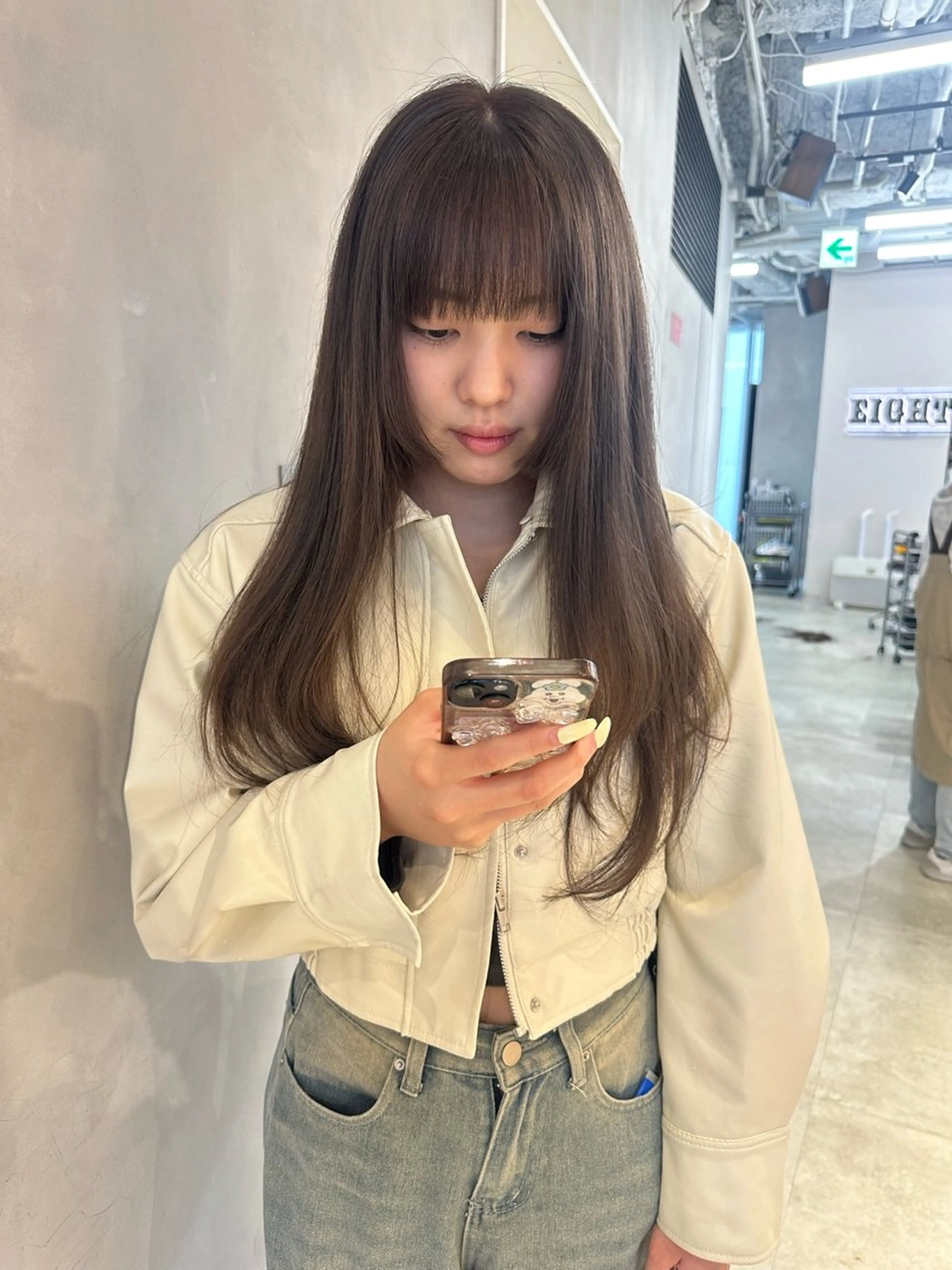 ロング カット 縮毛矯正 🎀韓国/髪質改善 長野美和🎀のヘアスタイル