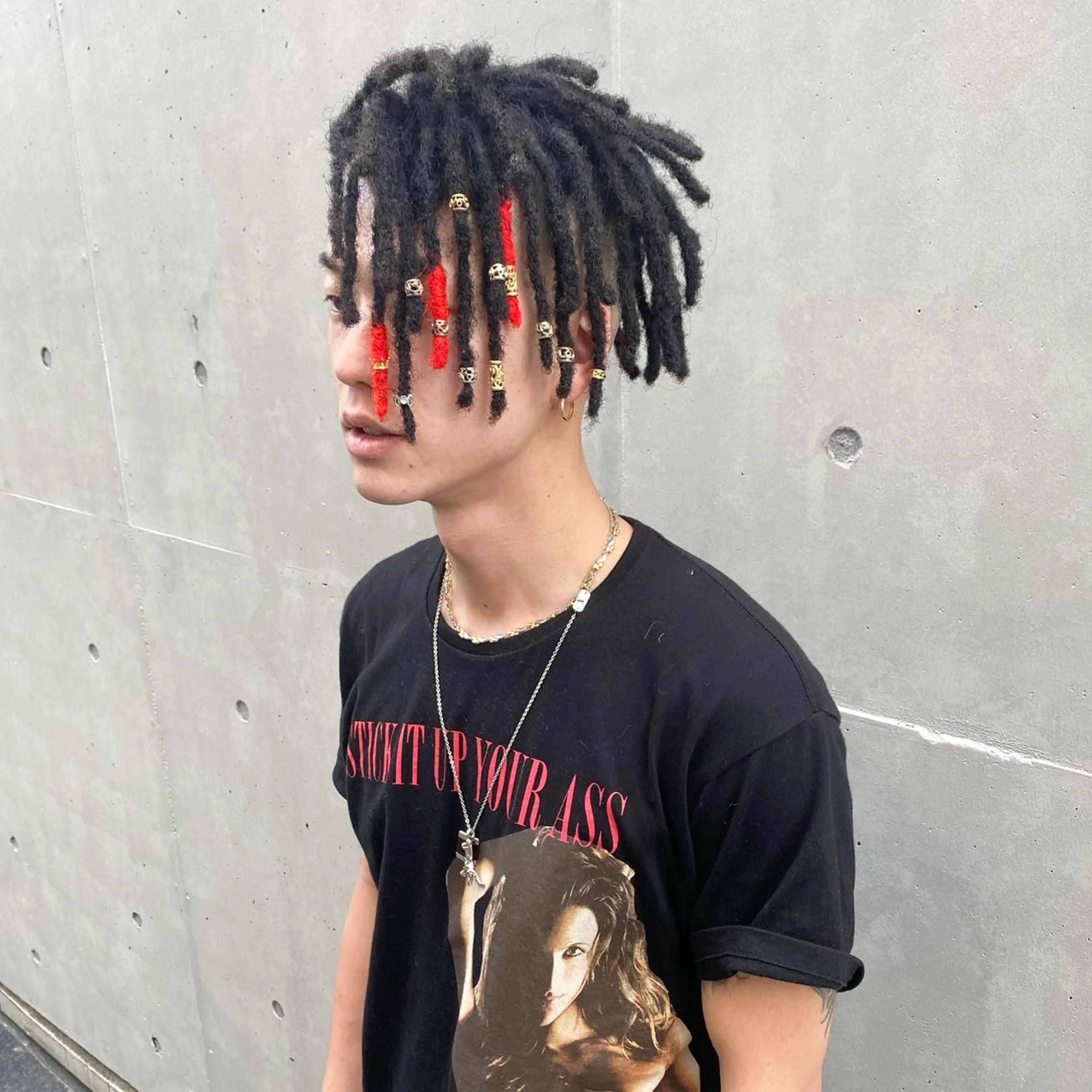 ショート カラー パーマ ヘアアレンジ メンズ キッズ ネイル マツエク・マツパ 中元 淳のヘアスタイル