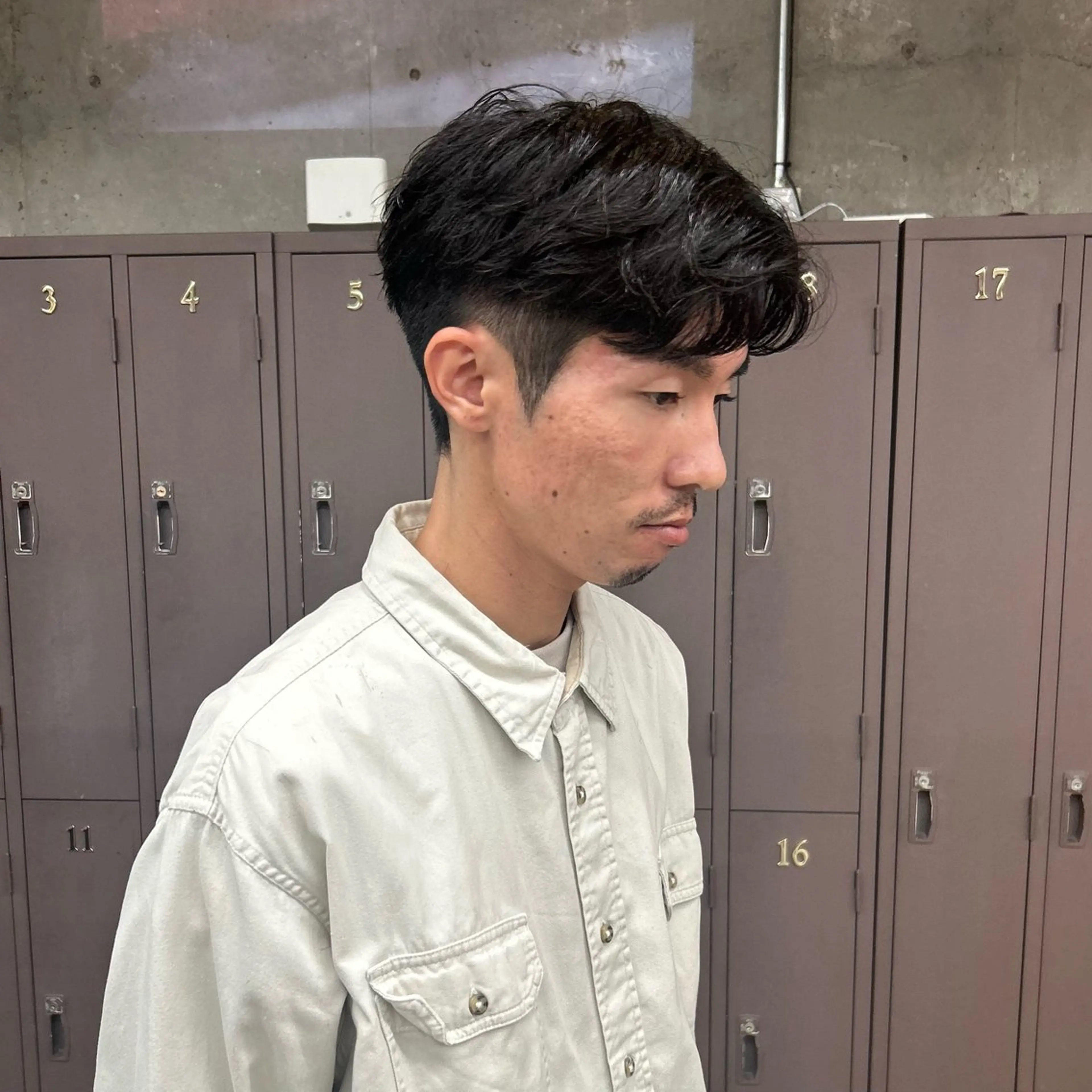 ショート メンズ カット パーマ 大本 メンズ/パーマのヘアスタイル