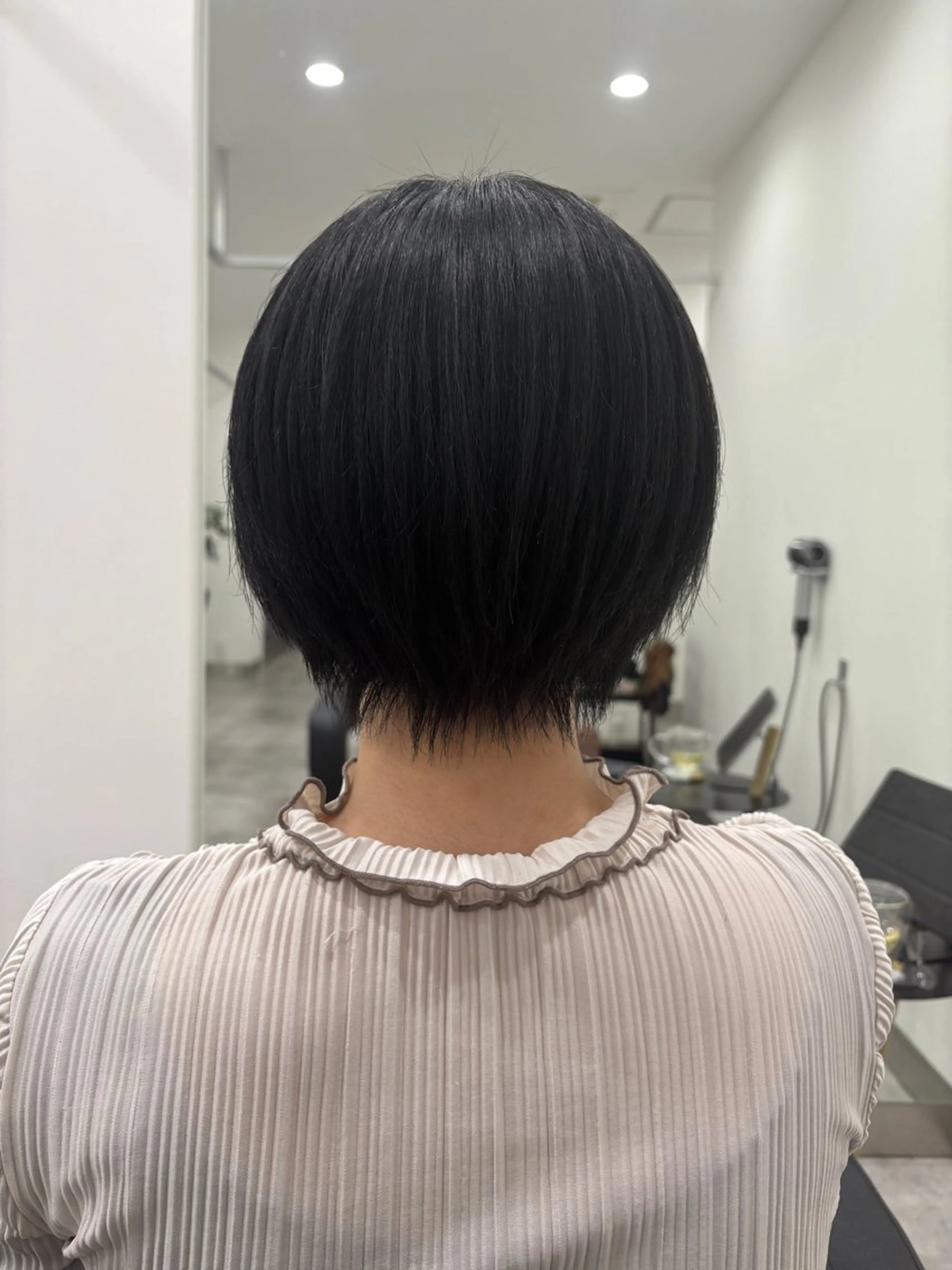 ショート カラー ブリーチ ケアブリーチ ボブ 韓国風ヘア レイヤーカット カット ヘアカラー トリートメント 💝似合わせカット& カラーＵｒｕｎａ💝のヘアスタイル