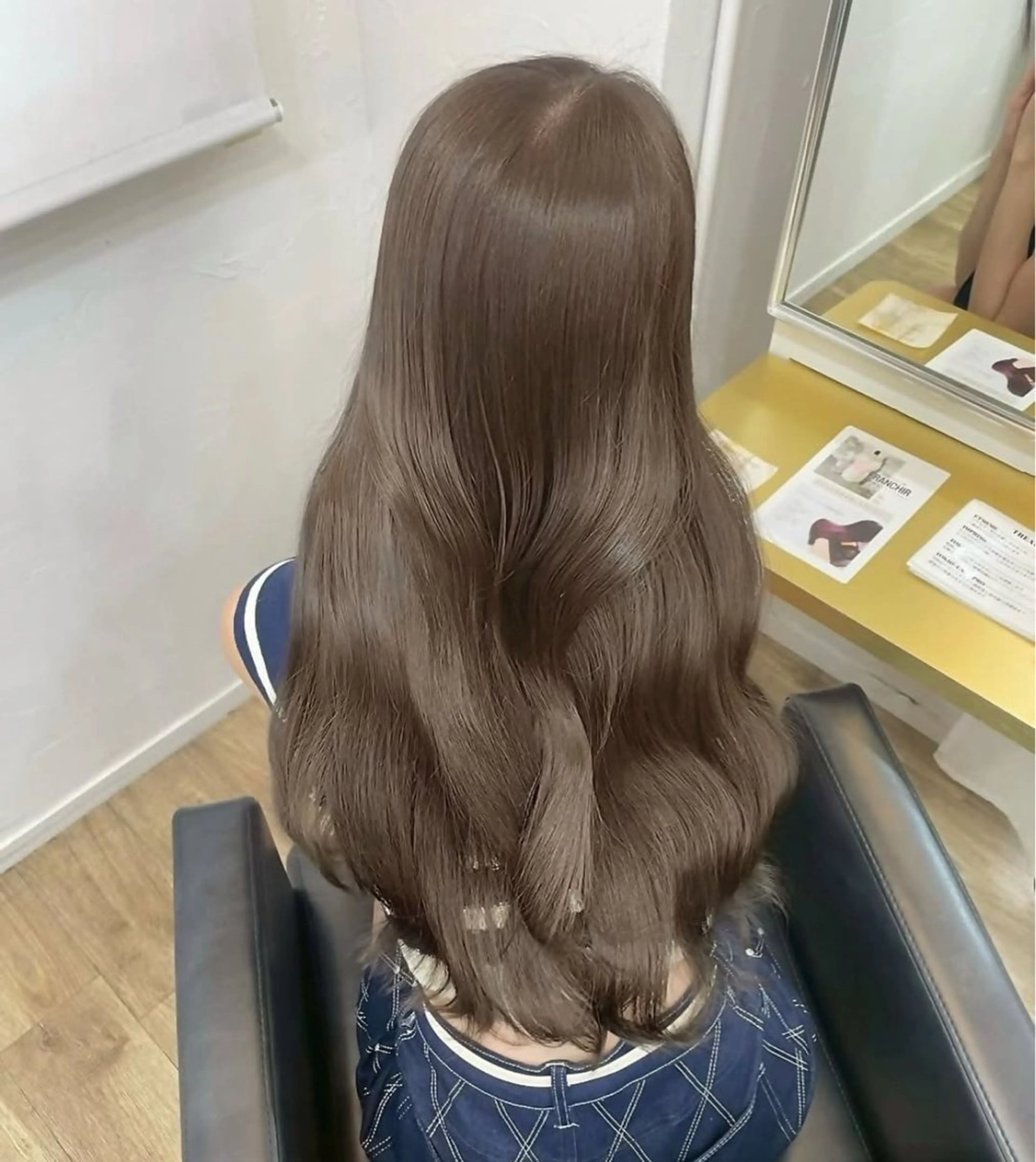ロング カラー カット ヘアカラー トリートメント 透明感カラー特化/ ベージュ/梅田/英輝のヘアスタイル