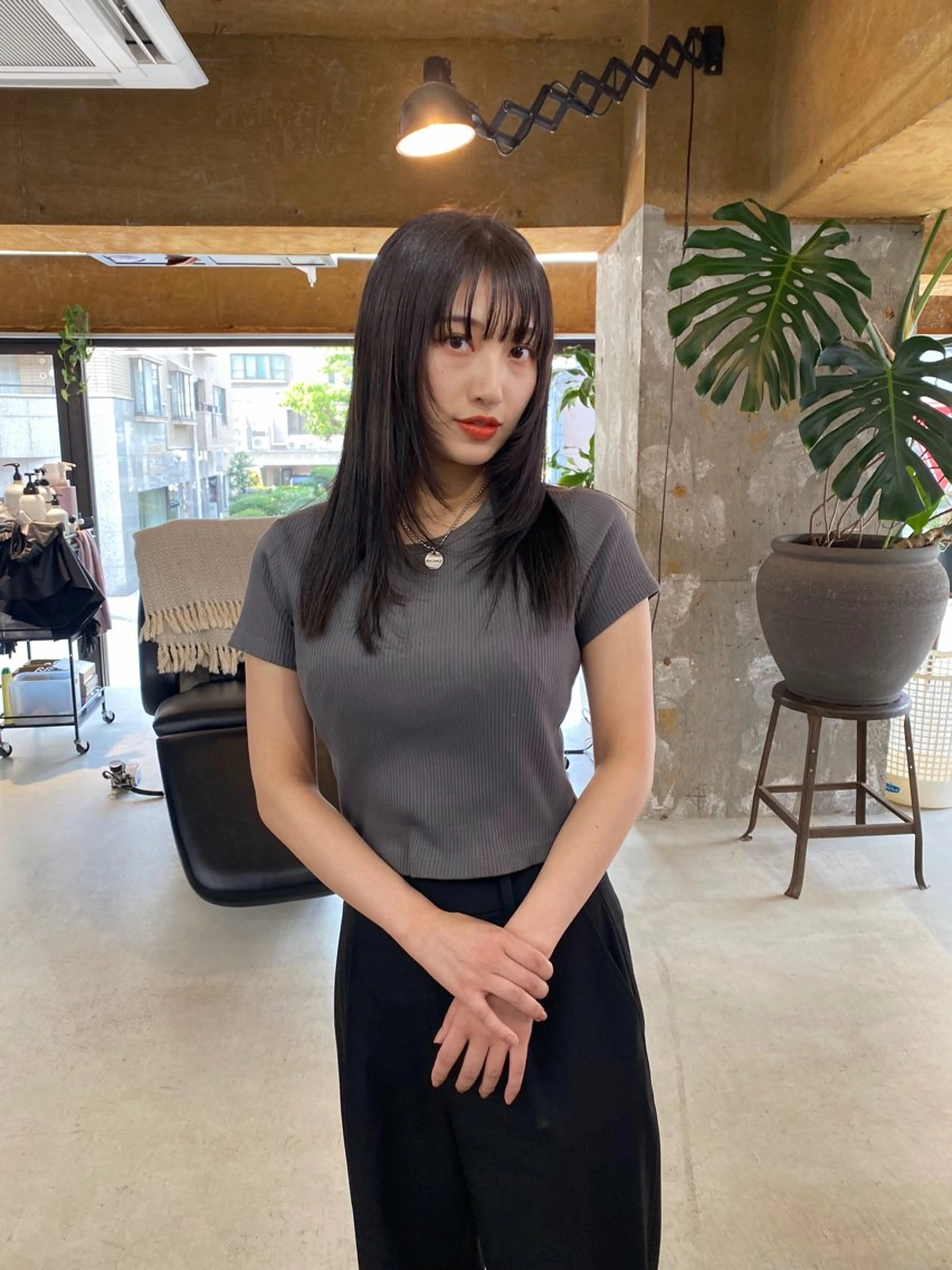 ミディアム カラー レイヤーカット シャギー カット ヘアカラー GATTACA所属・KEI gattacaのヘアスタイル