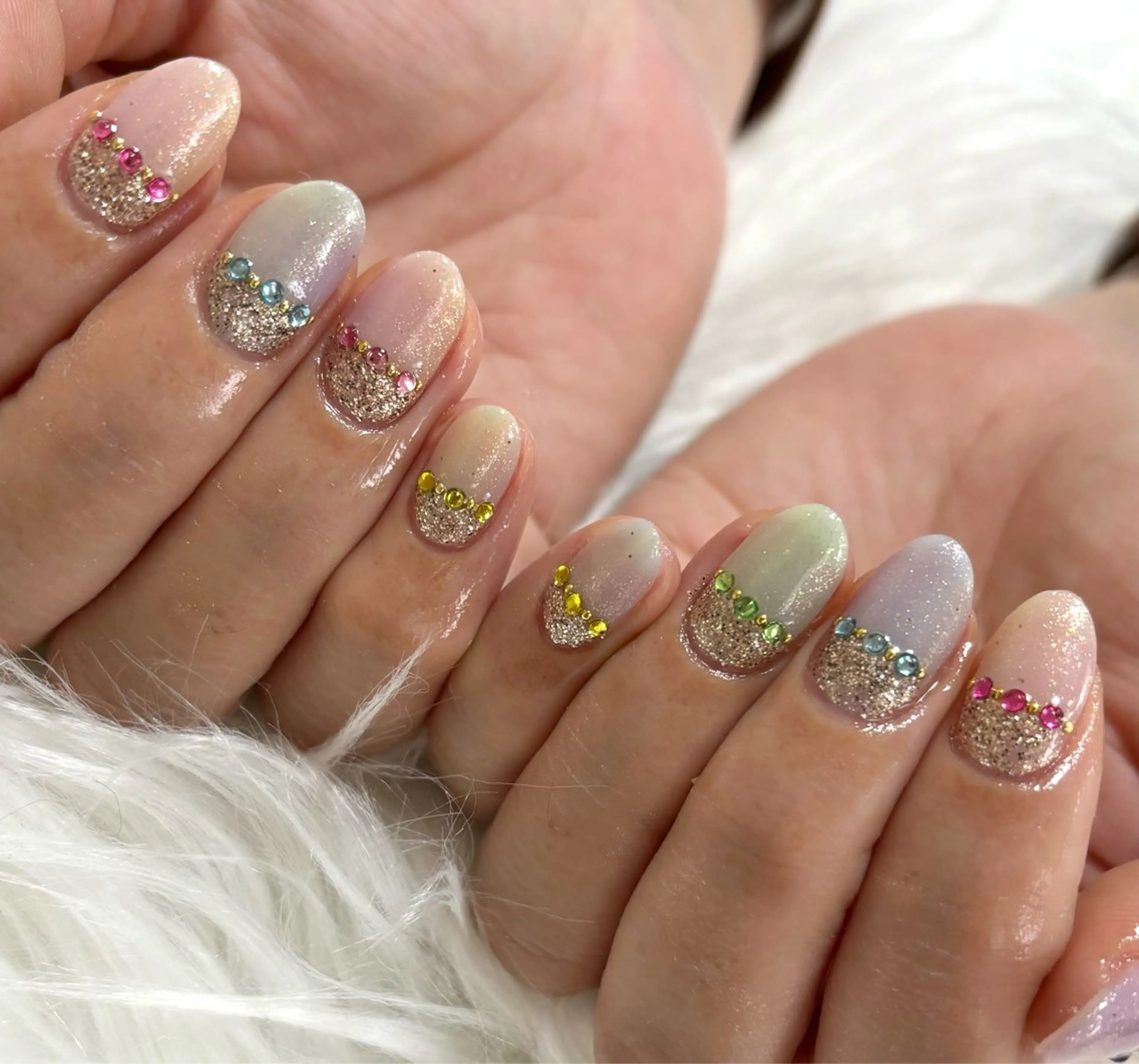 ネイル ハンドネイル nail salon HIRUKANAのネイルデザイン