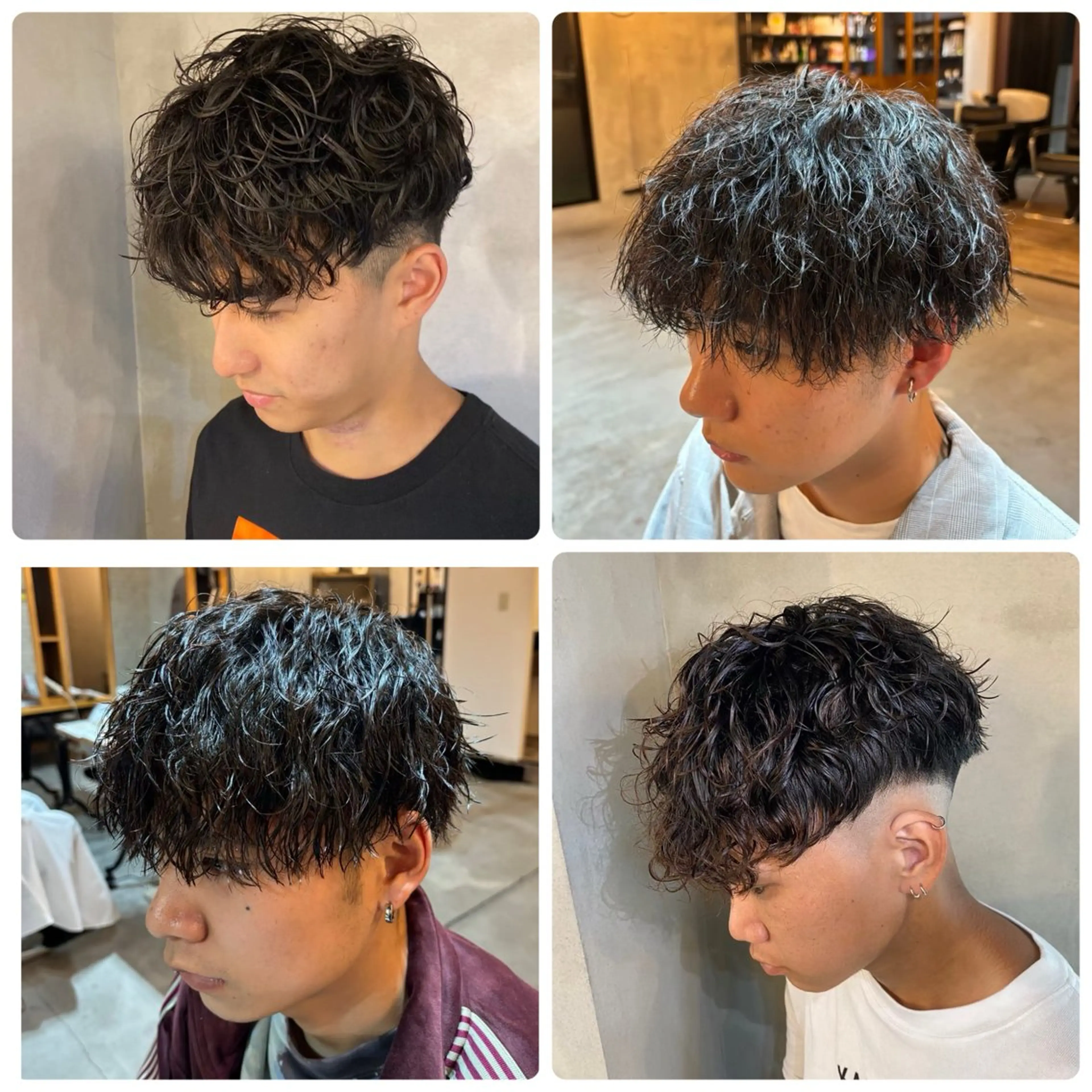 ショート パーマ メンズ ショート/スパイキー /メンズパーマ/結希のヘアスタイル