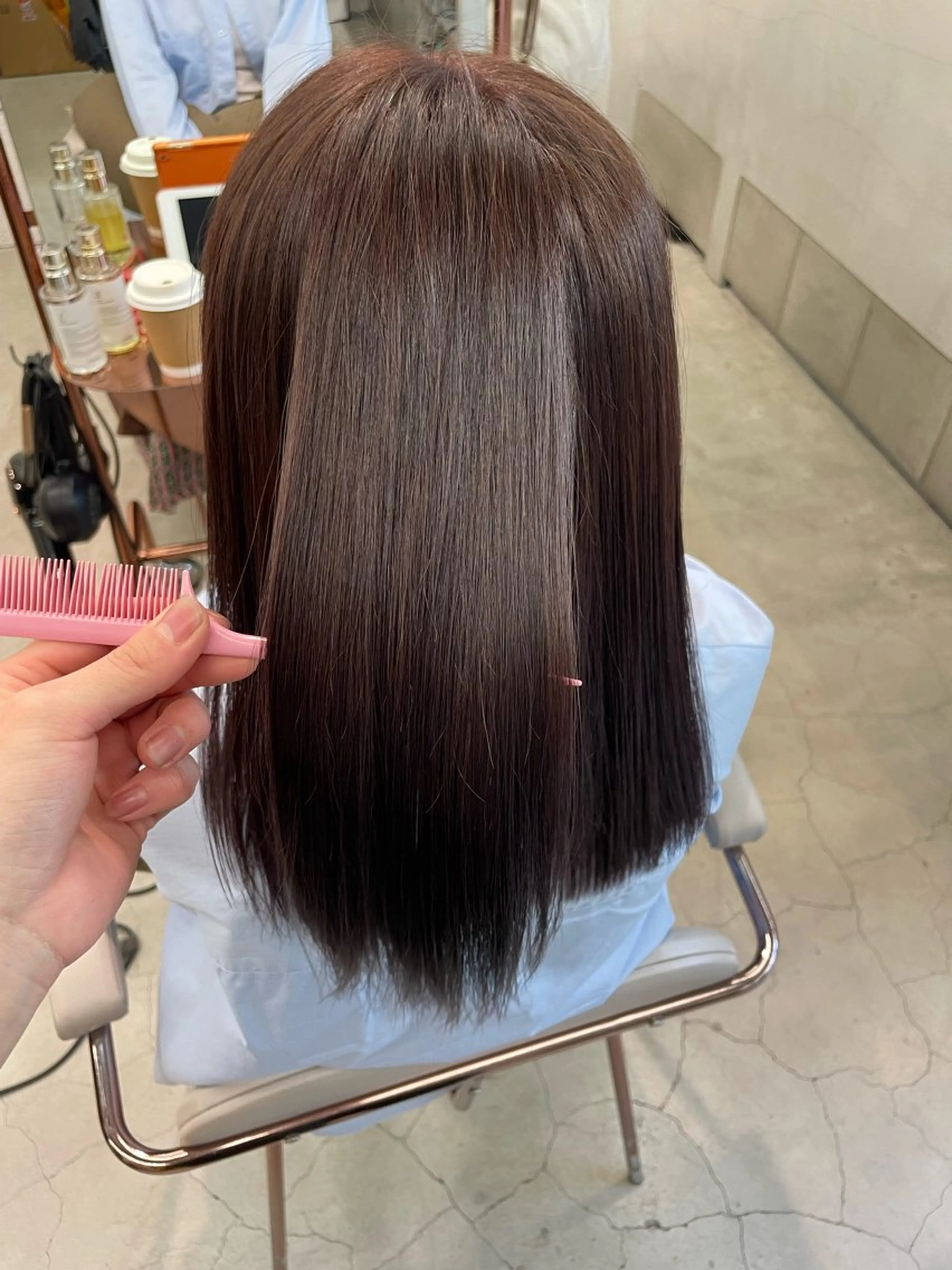 カラー 鶴井 美空のヘアスタイル