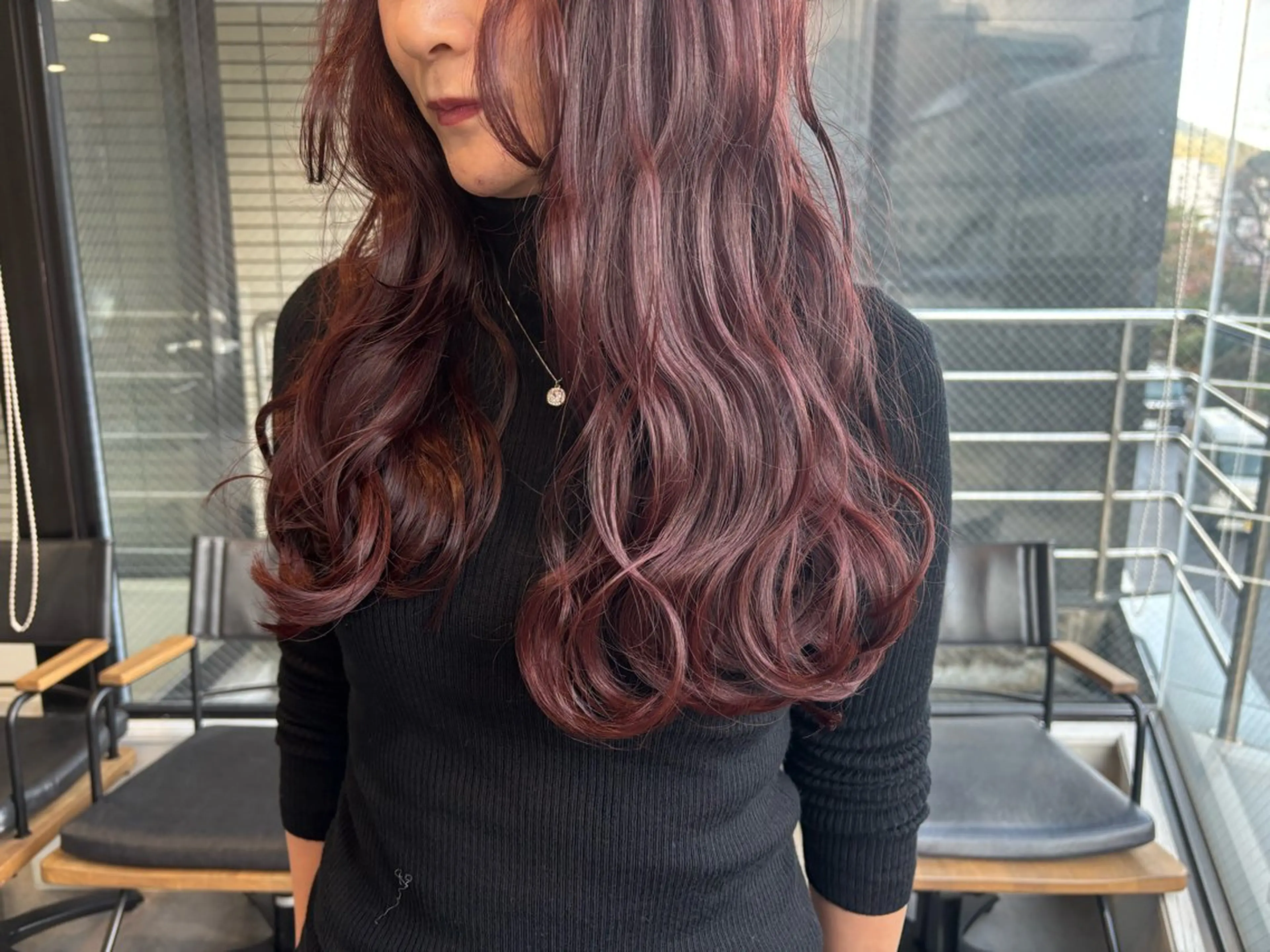 ロング カット ヘアカラー トリートメント 横田 凜子~yaanのヘアスタイル