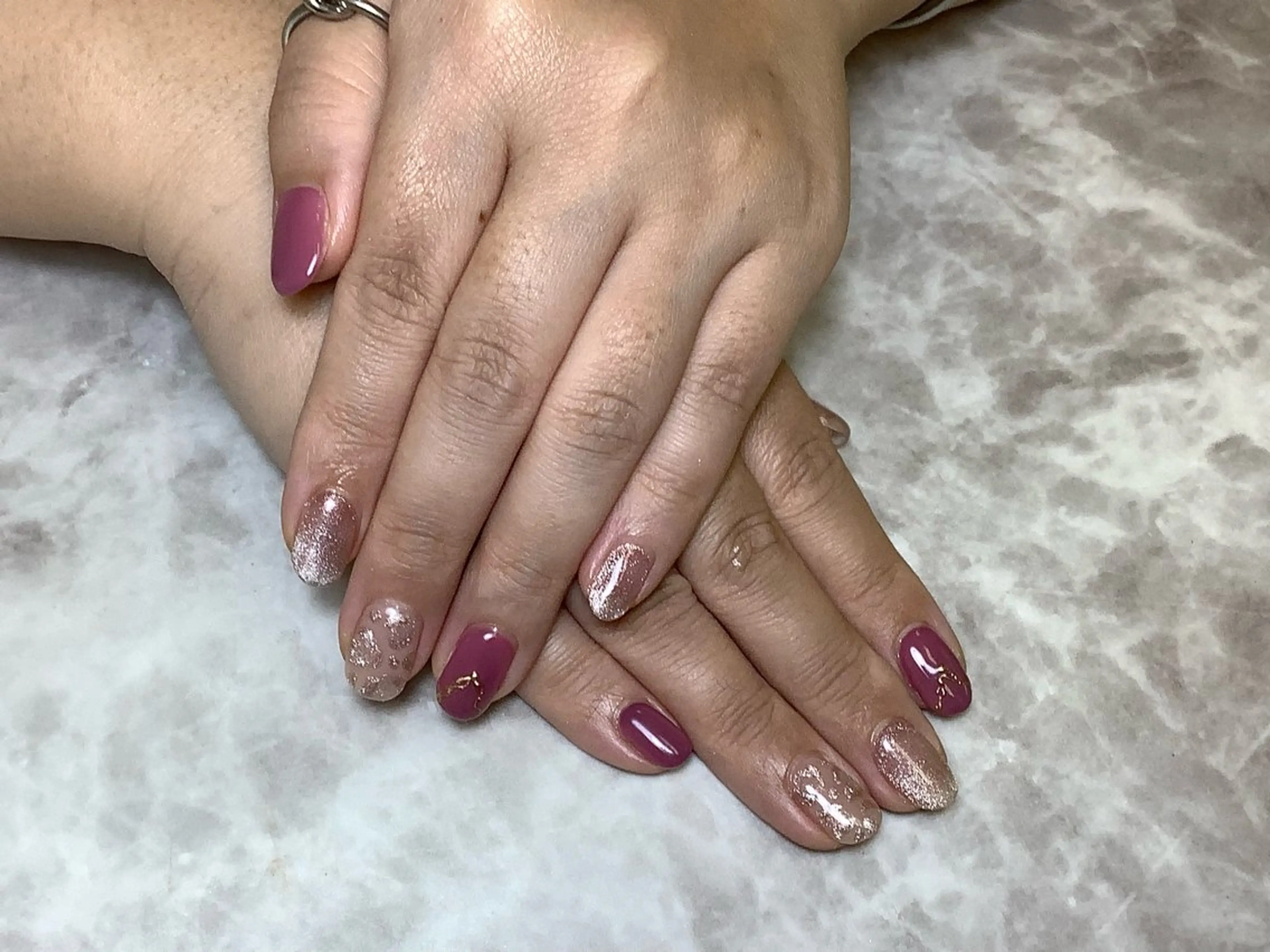 持ち込みデザインOK❣️デザインネイル💅オフありの写真