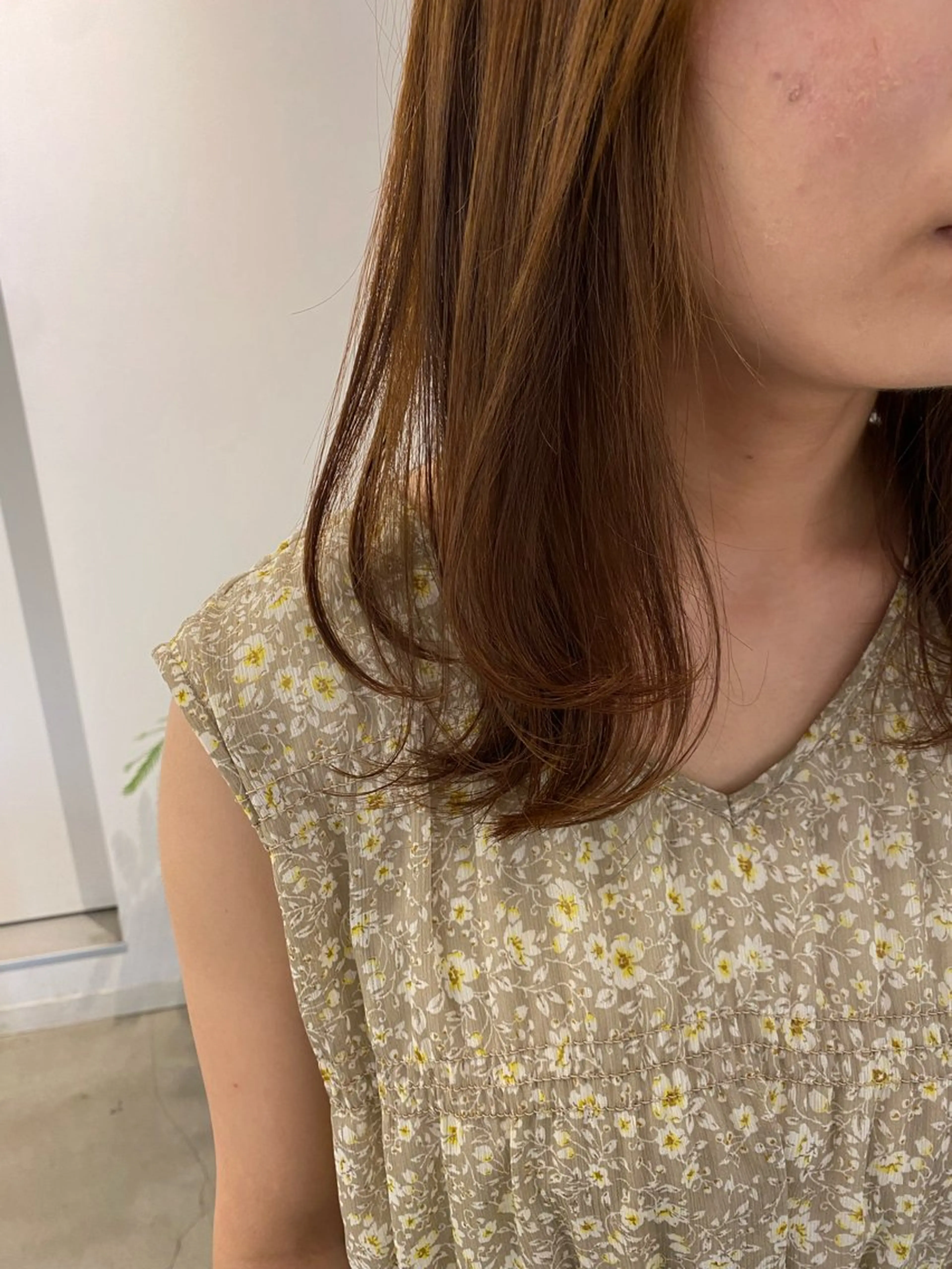ミディアム ヘアアレンジ くびれヘア 🤍似合わせカット/ 艶カラー/表参道🫧のヘアスタイル