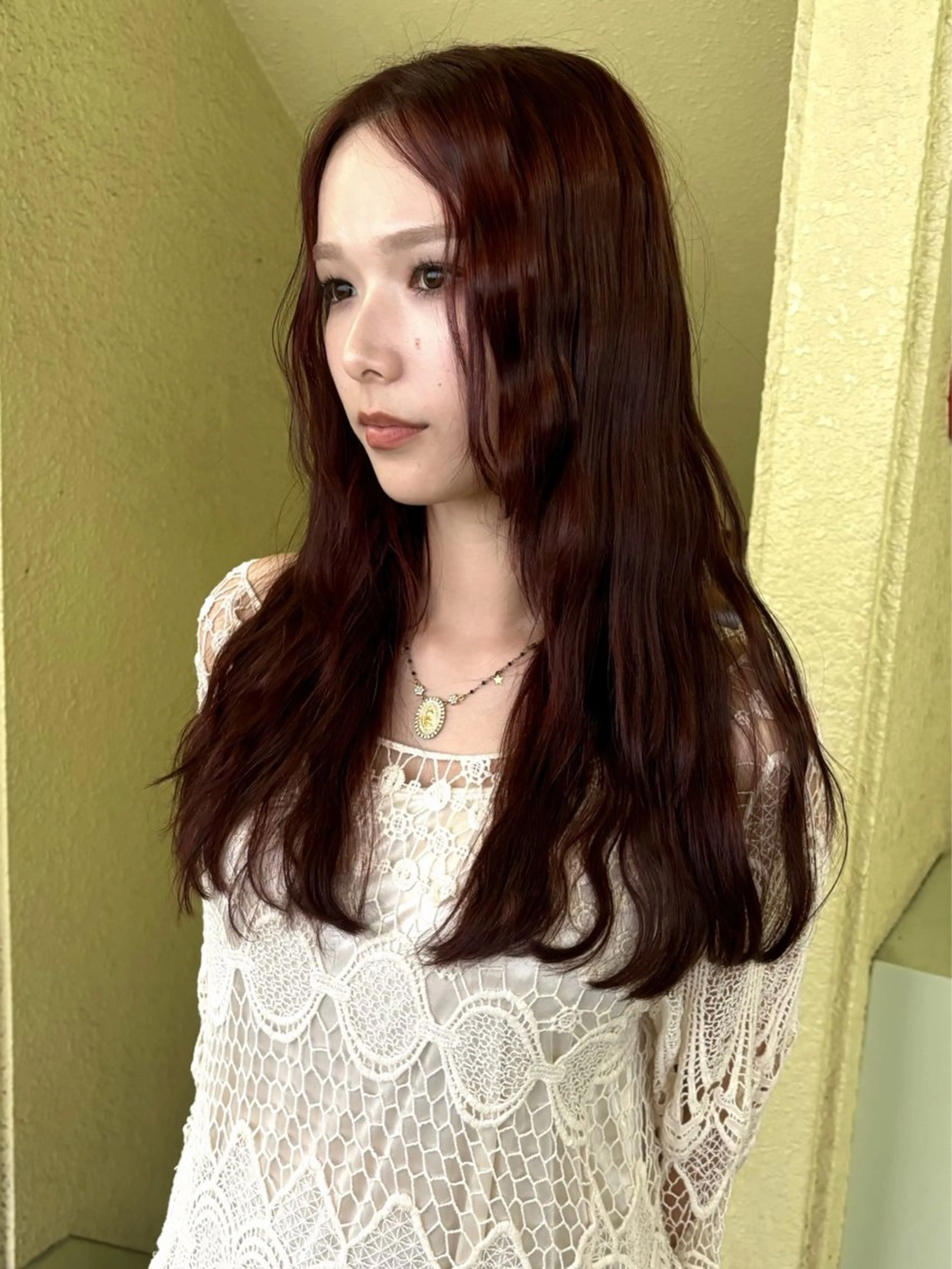 セミロング ヘアカラー 🍎カラー /カエデ🍎のヘアスタイル