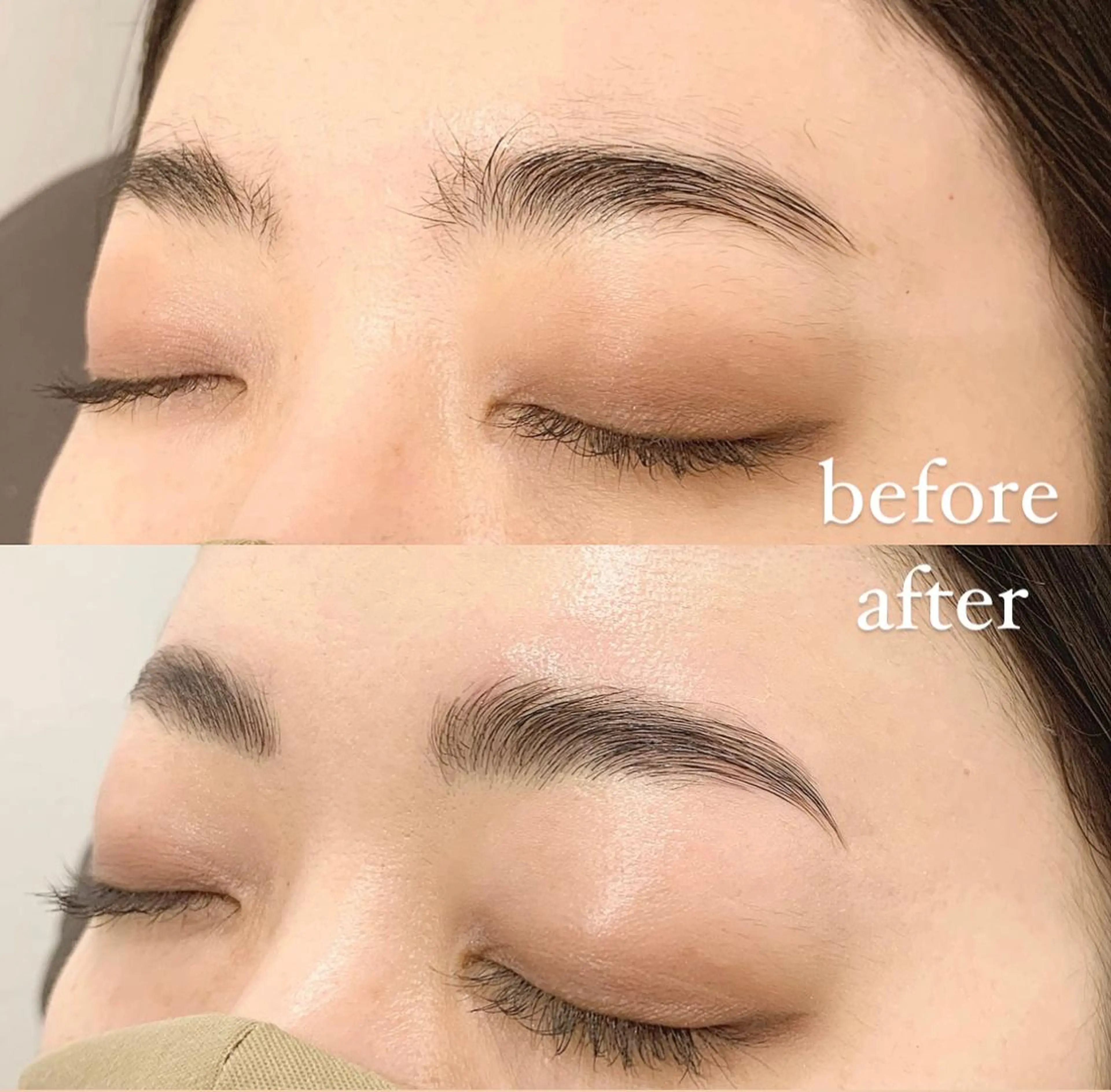 アイブロウ 眉カラー ハリウッドブロウリフト 眉毛ワックス脱毛 charmeis所属・. mihoのマツエク・マツパデザイン