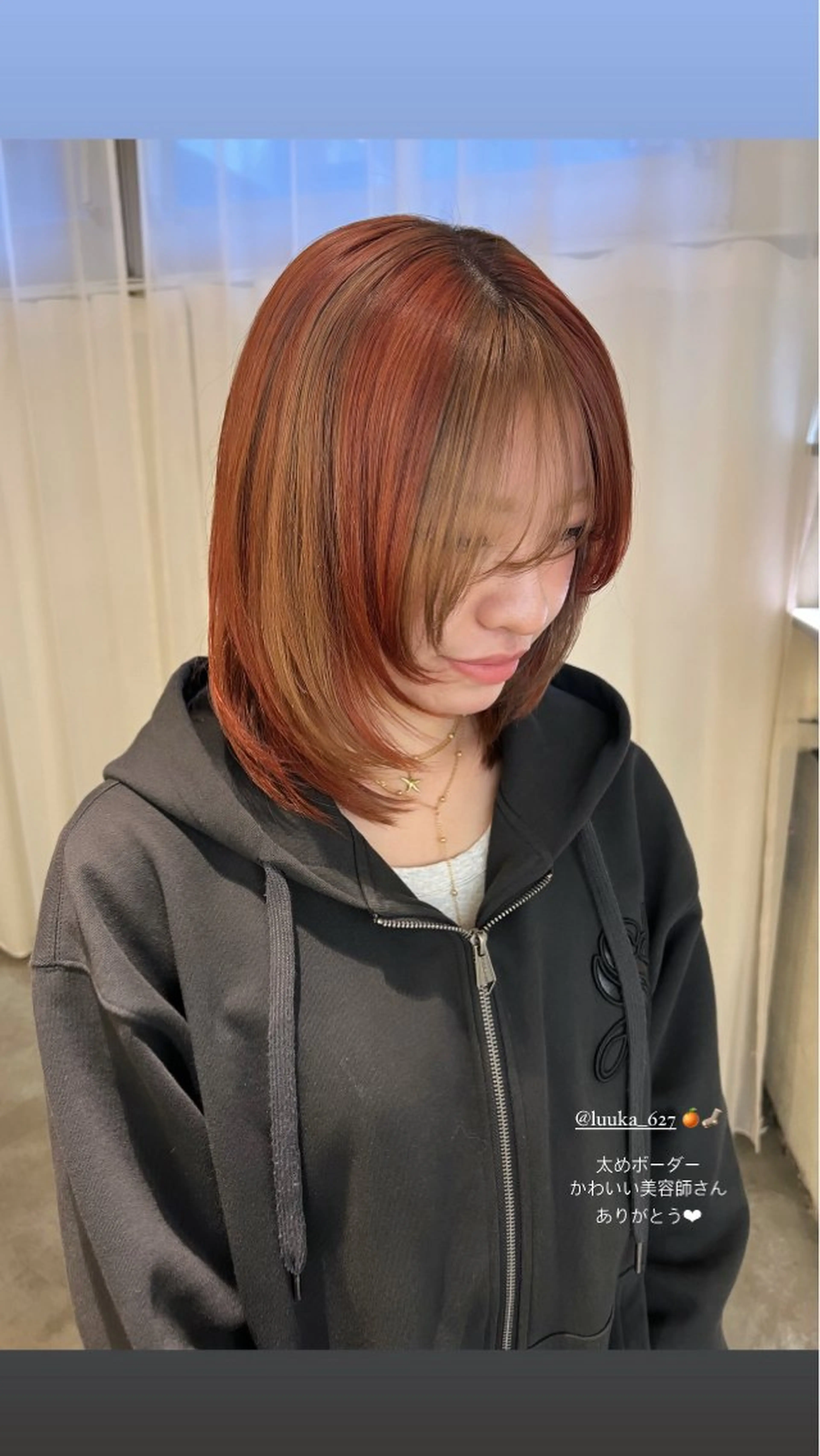 セミロング カラー カット ヘアカラー haco＋所属・圧倒的デザイン力 店長🎨RENAのヘアスタイル