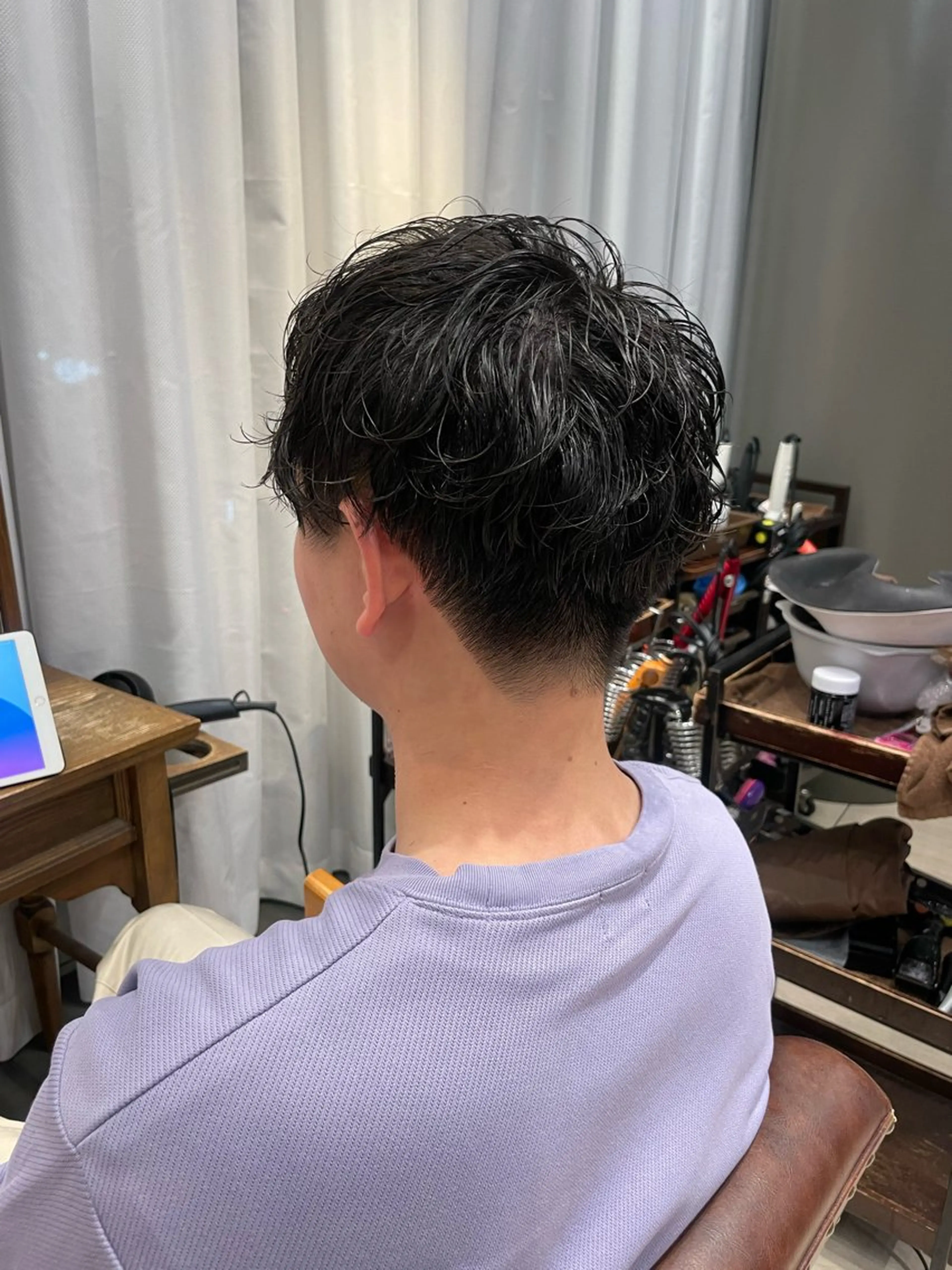 パーマ メンズ カット パーマ 今村 南穂のヘアスタイル