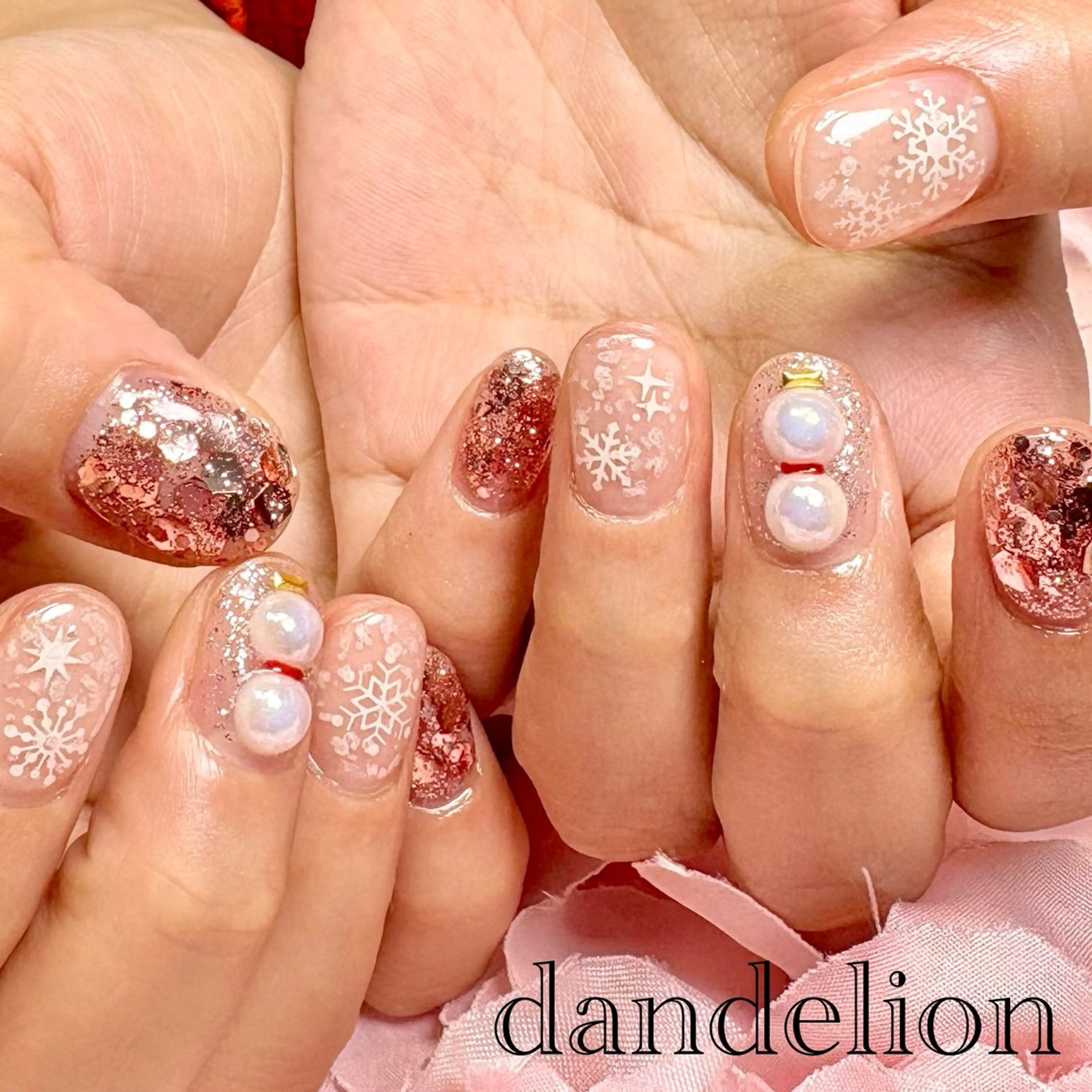 ネイル ハンドネイル ハンドケア dandelion ダンデライオンのネイルデザイン