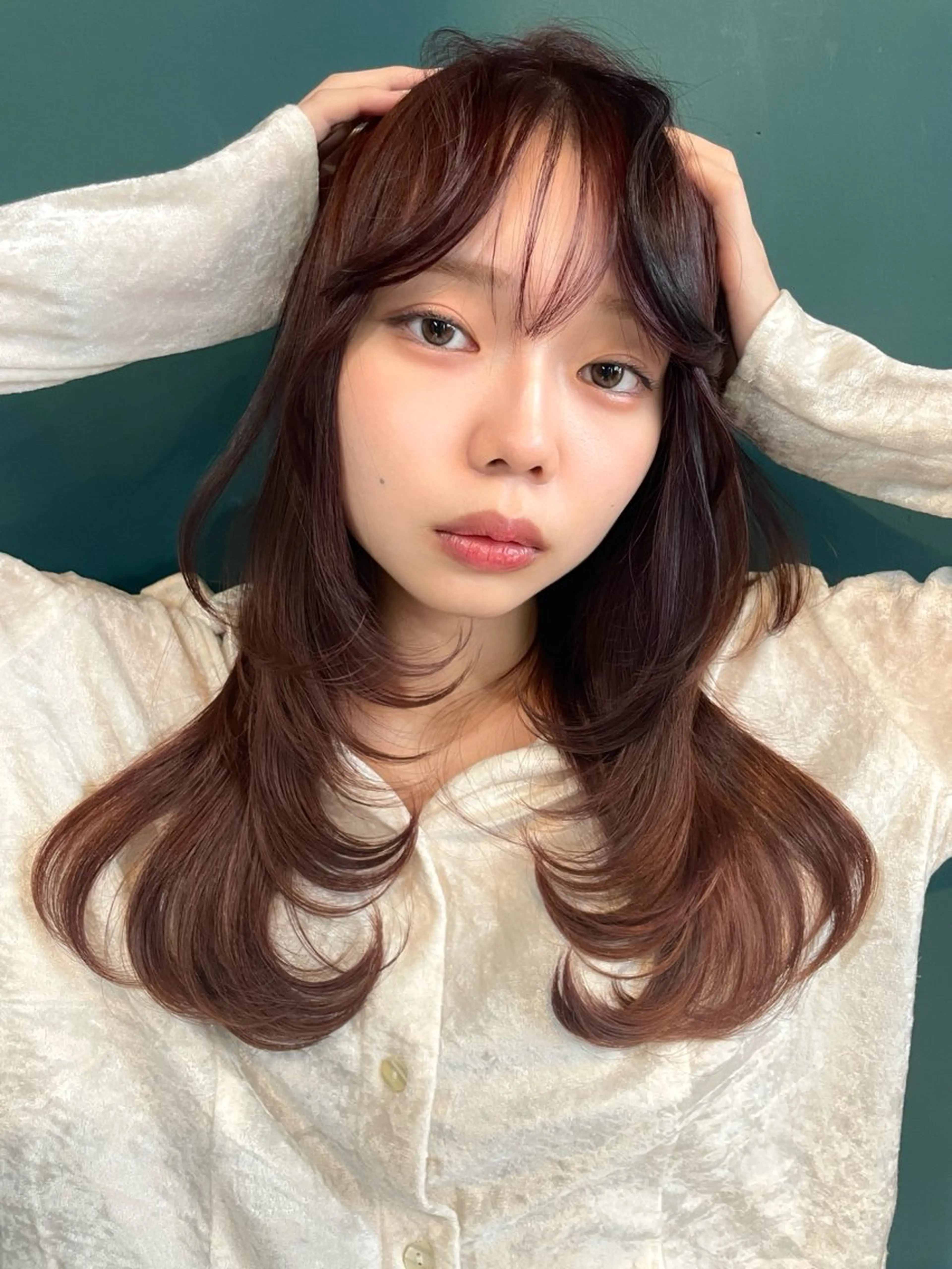 ロング レイヤーカット カット ヘアカラー トリートメント vivre libre所属・vivre libreのヘアスタイル