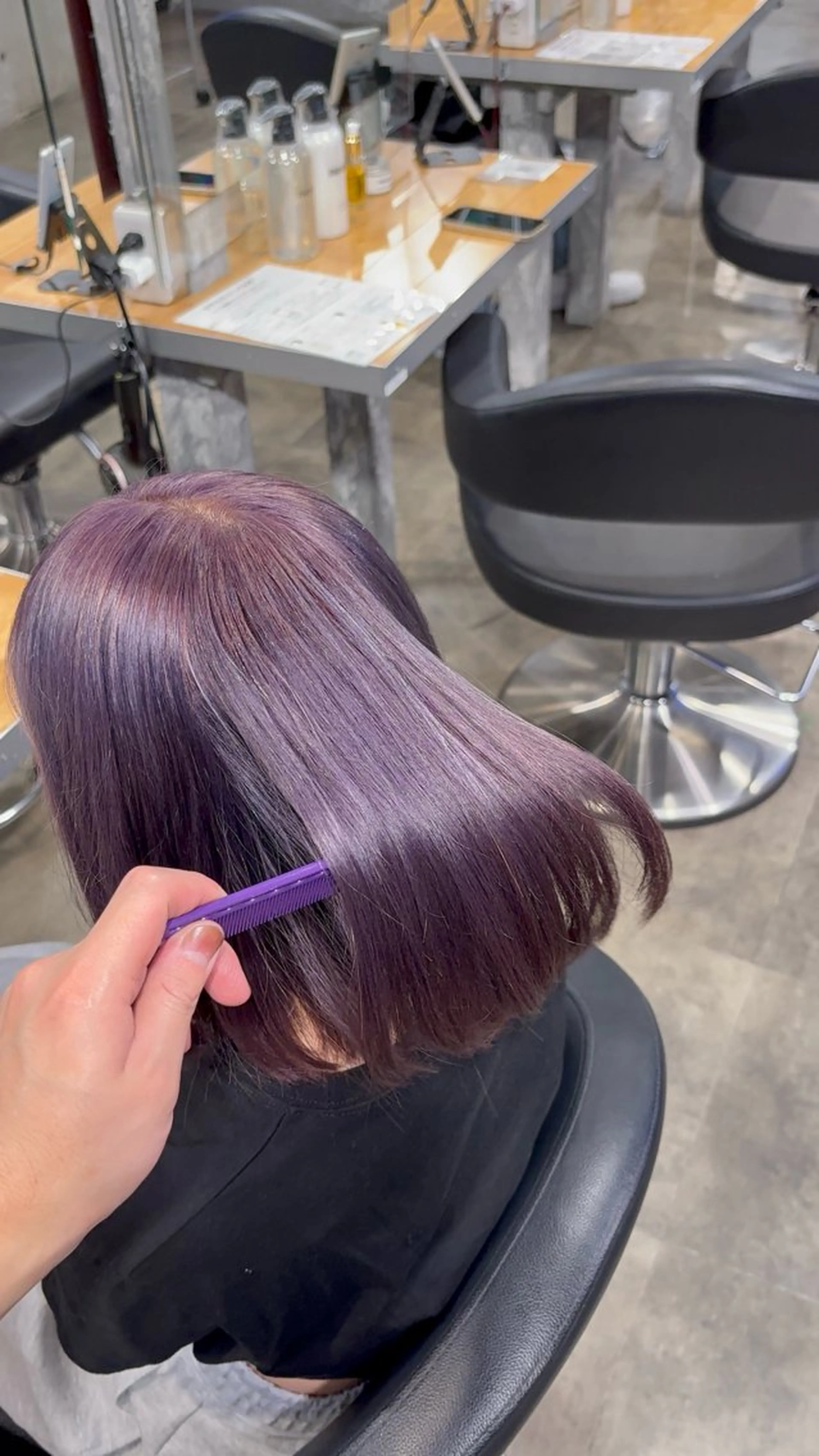 ロング カラー ヘアカラー トリートメント ハイトーン特化美容師 🌈ケアブリーチのヘアスタイル