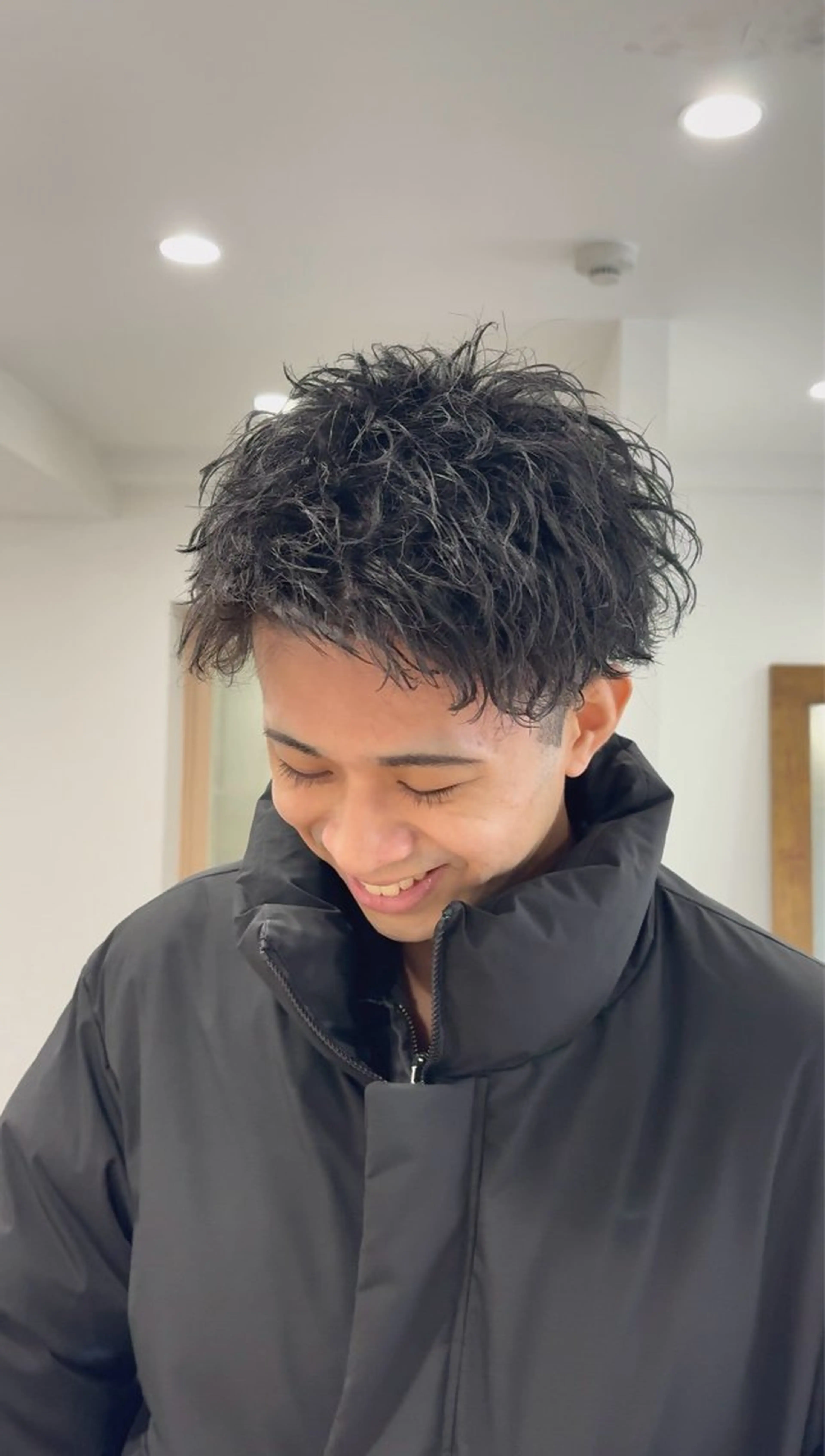 メンズ メンズ就活ヘア メンズパーマ スパイキーショート パーマ hair salon Ranun所属・年間指名数1000名 以上❗️武蔵のヘアスタイル