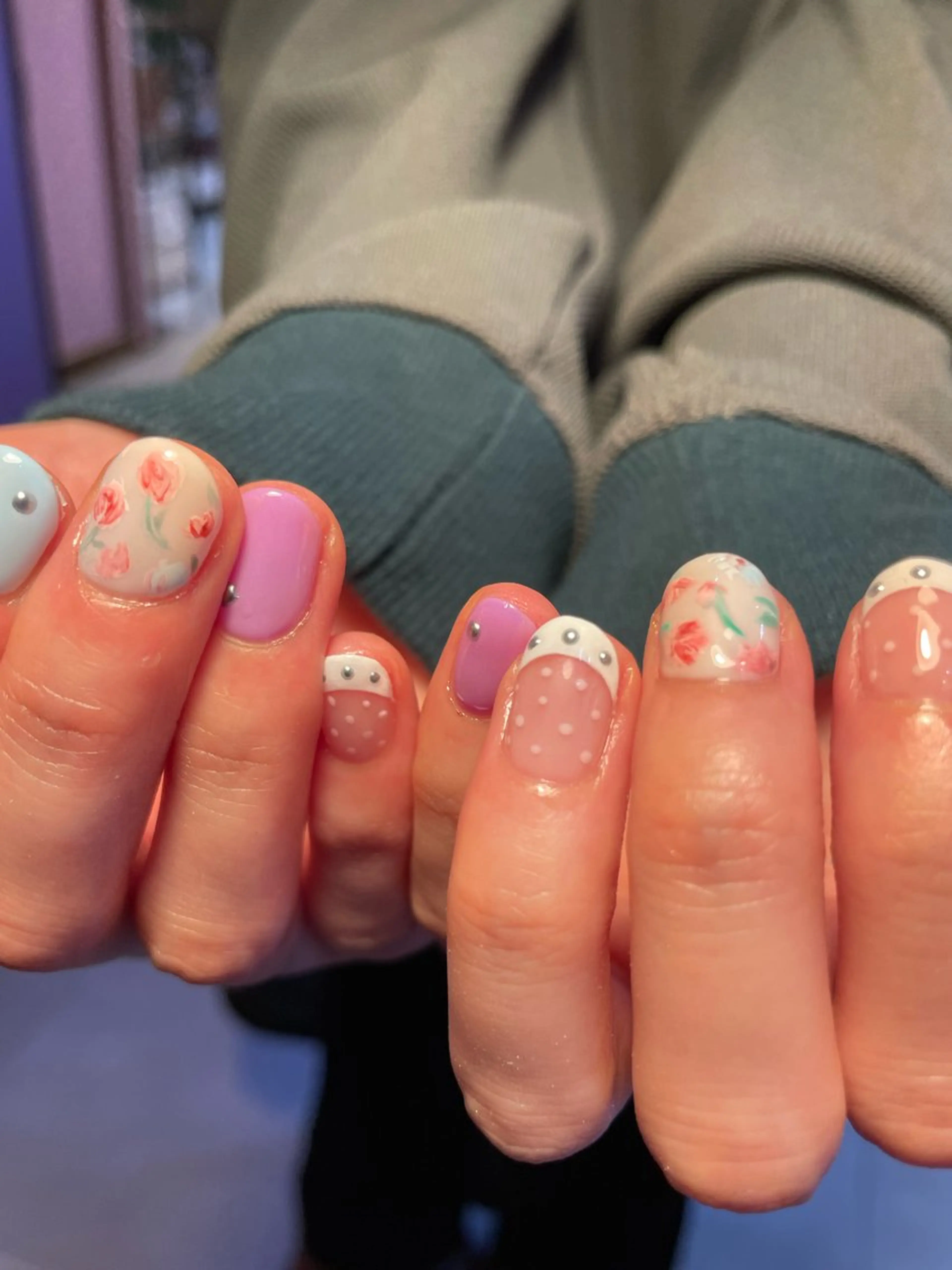 ネイル NICO nail　三軒茶屋店　ネイル＆アイラッシュ所属・oichan 𖦹°‧のネイルデザイン