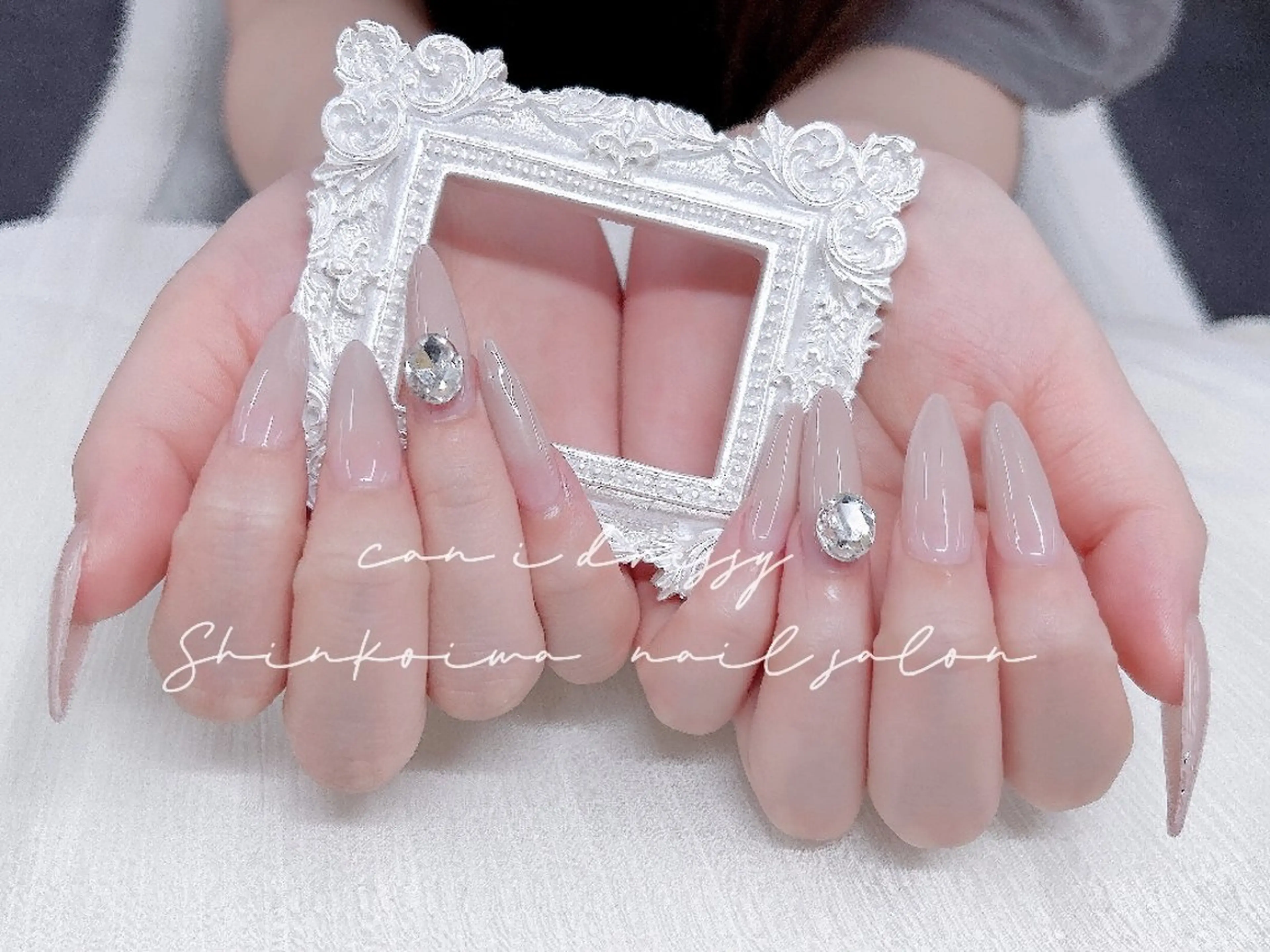 ネイル ロングネイル ハンドネイル キャンアイレッシー 新小岩のネイルデザイン