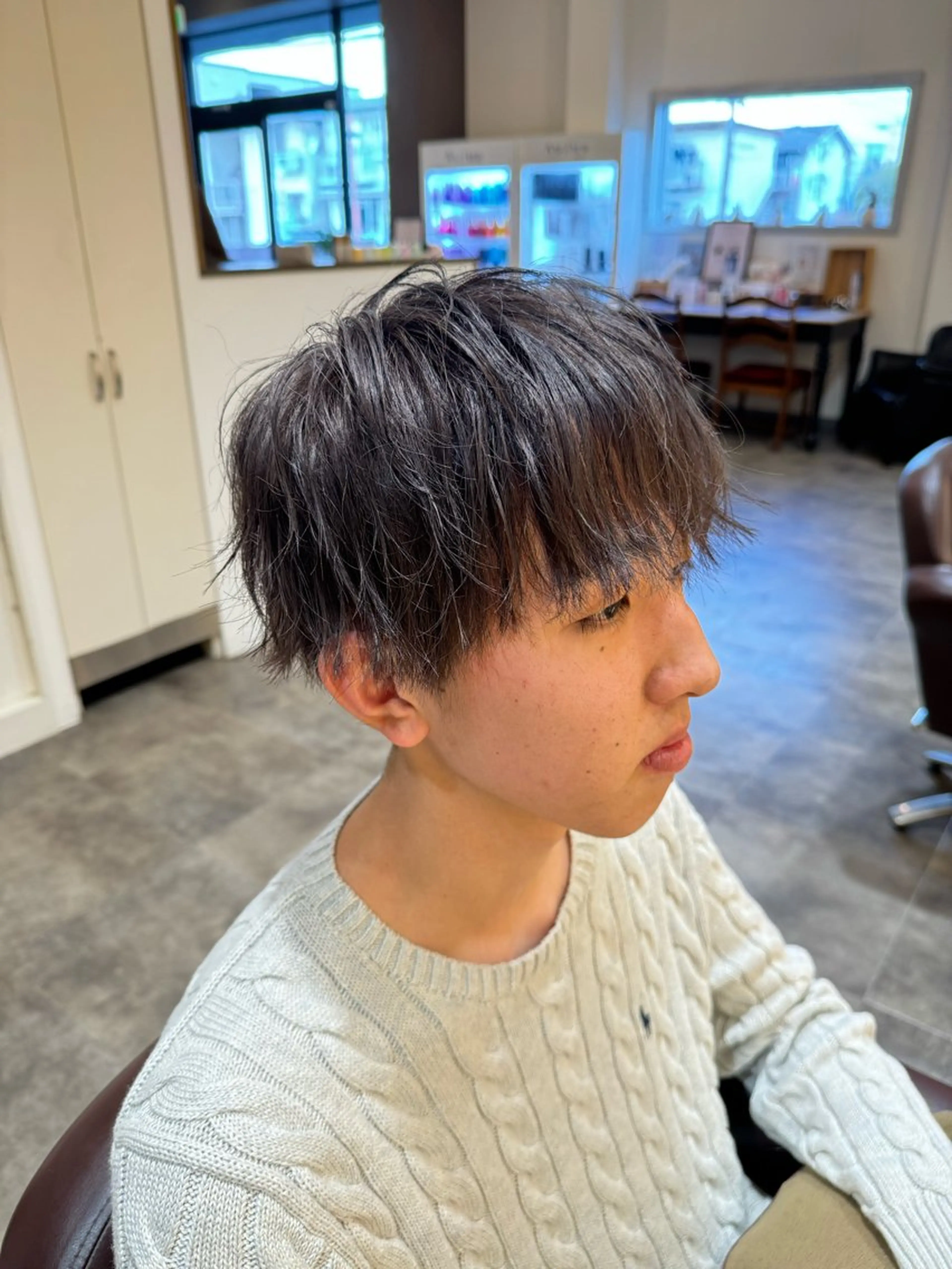 メンズ カット ヘアカラー 🔅透明感カラー切田 はじめ🔆のヘアスタイル